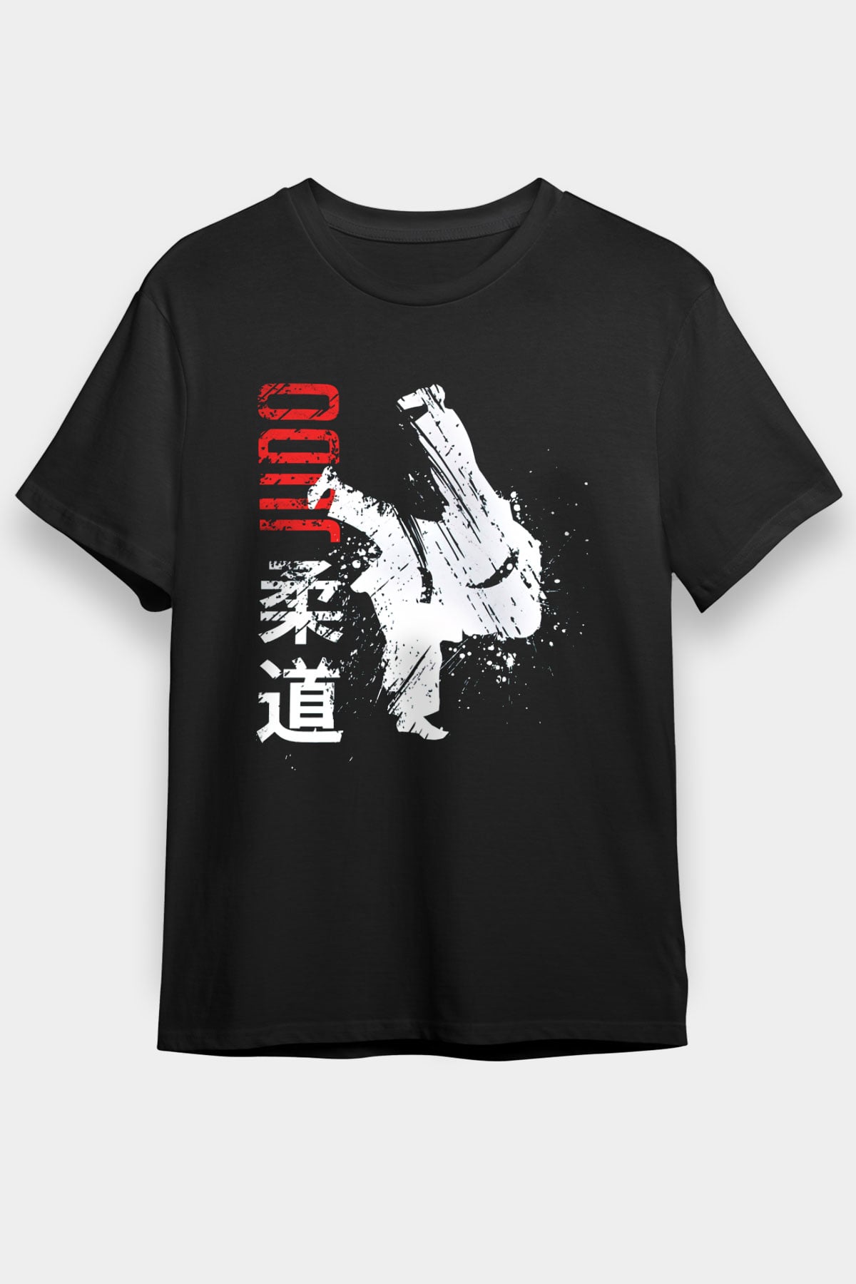 Judo Siyah Unisex Tişört T-Shirt - TişörtFabrikası