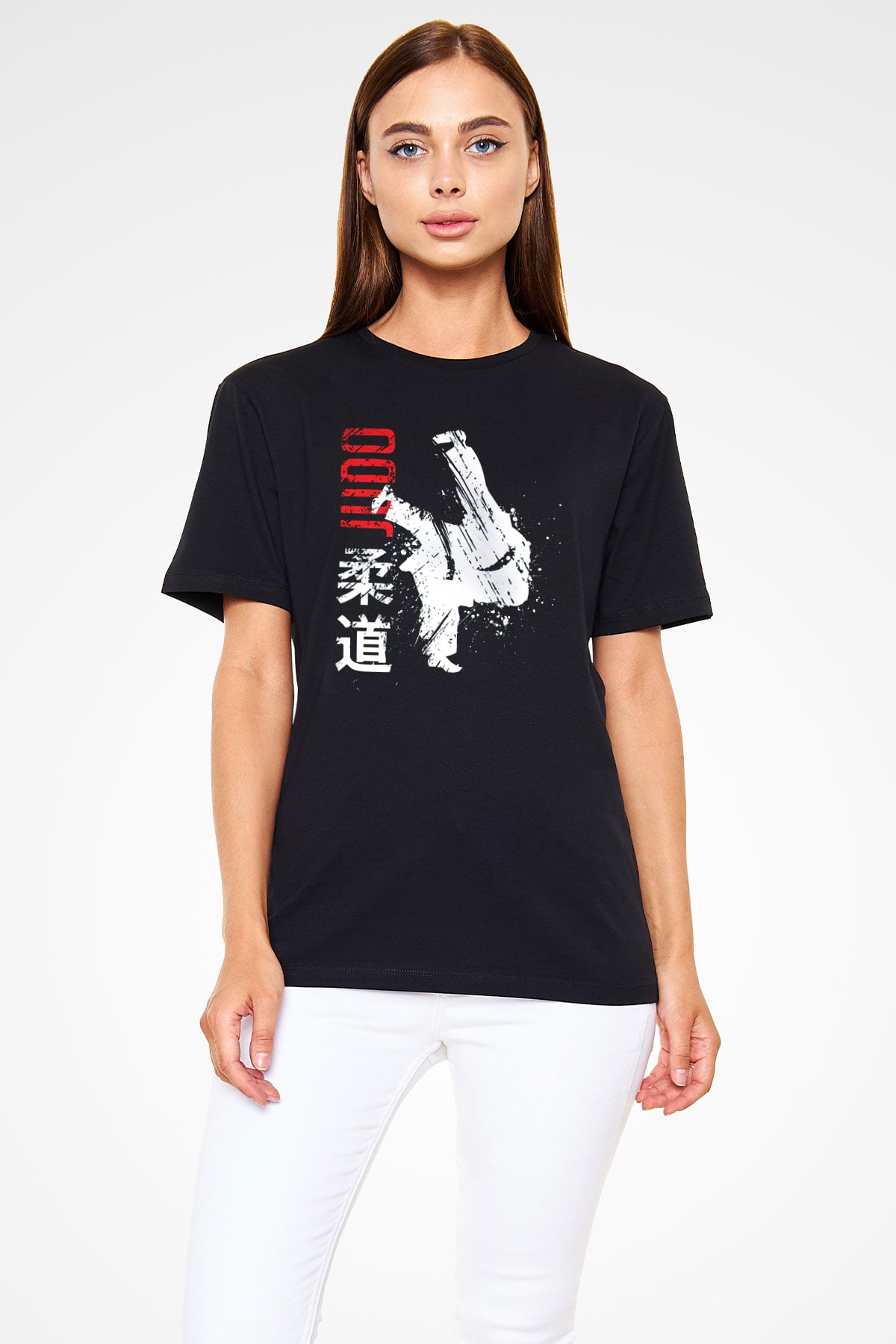 Judo Siyah Unisex Tişört T-Shirt - TişörtFabrikası