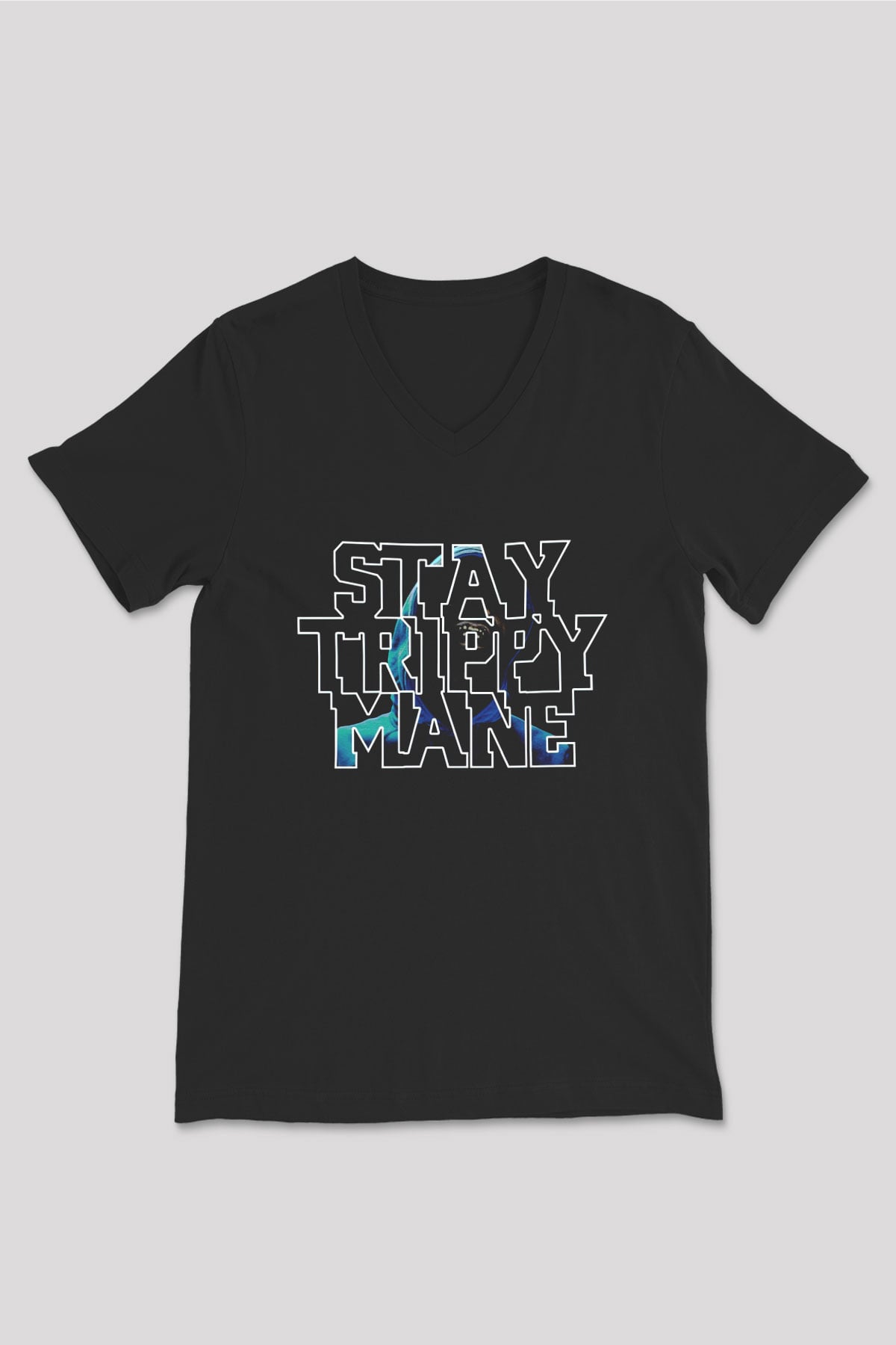 Juicy-J Siyah Unisex V Yaka Tişört