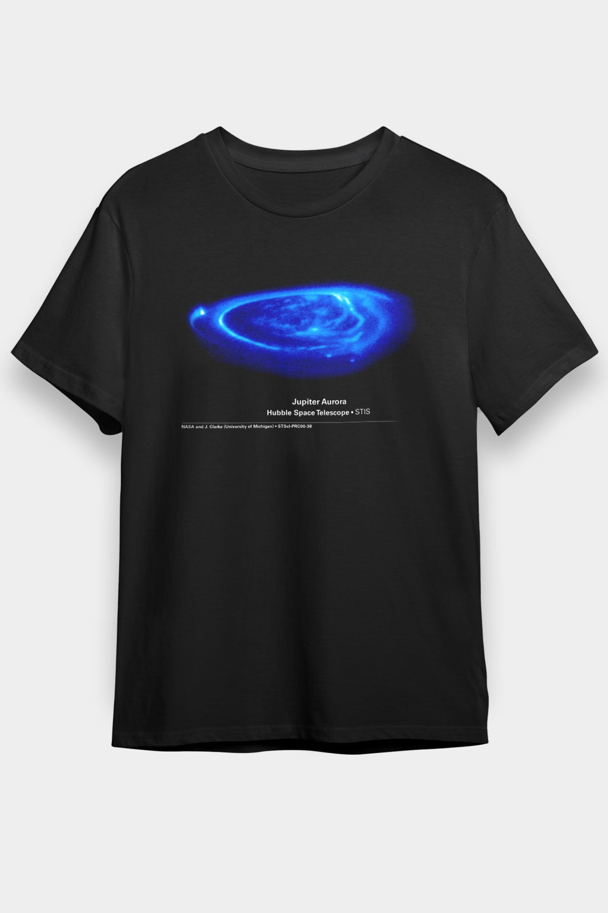 Jüpiter Siyah Unisex Tişört T-Shirt - TişörtFabrikası