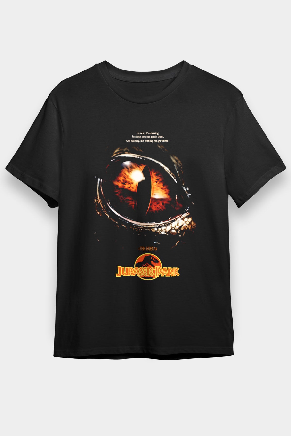 Jurassic Park Siyah Unisex Tişört T-Shirt