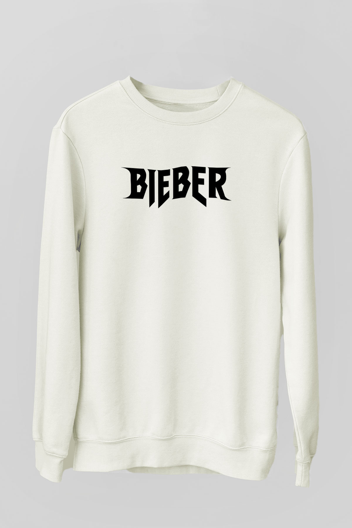 Justin Bieber Beyaz Unisex Sweatshirt