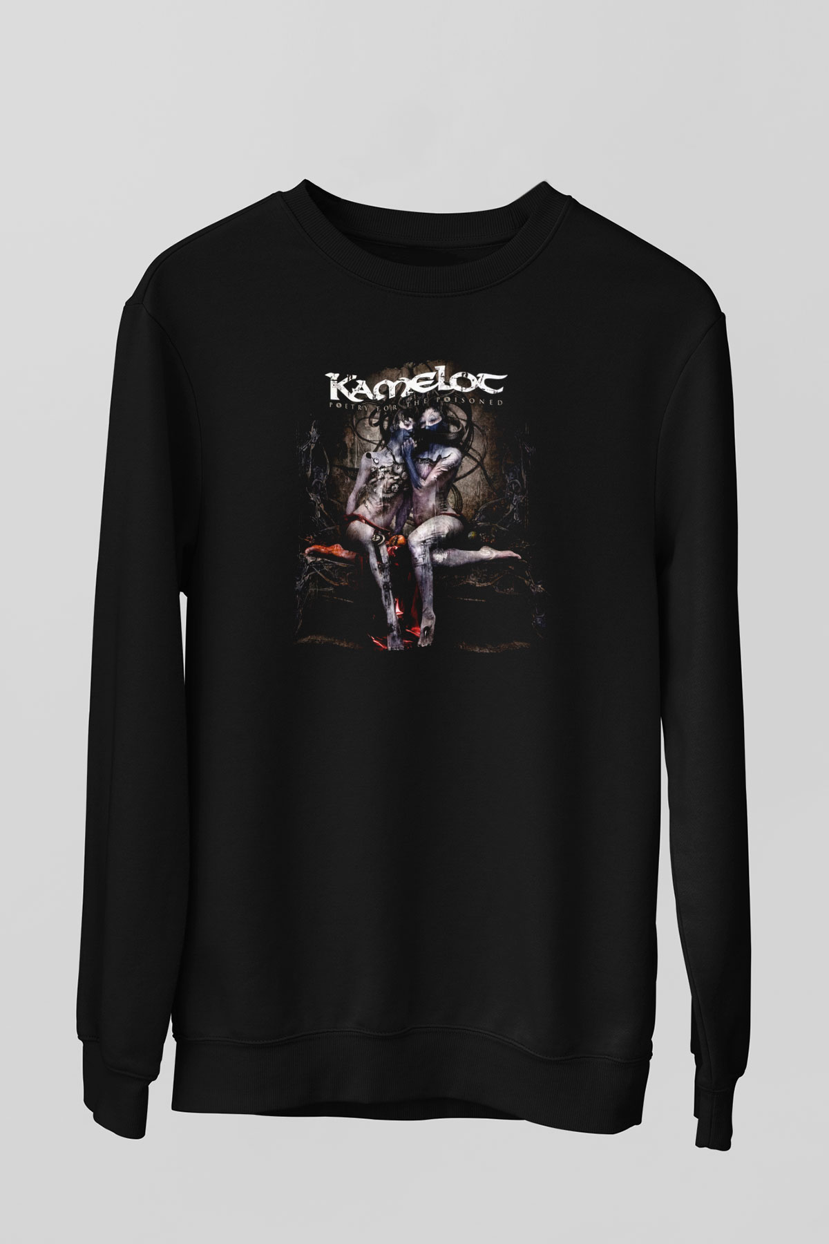 Kamelot Siyah Unisex Sweatshirt