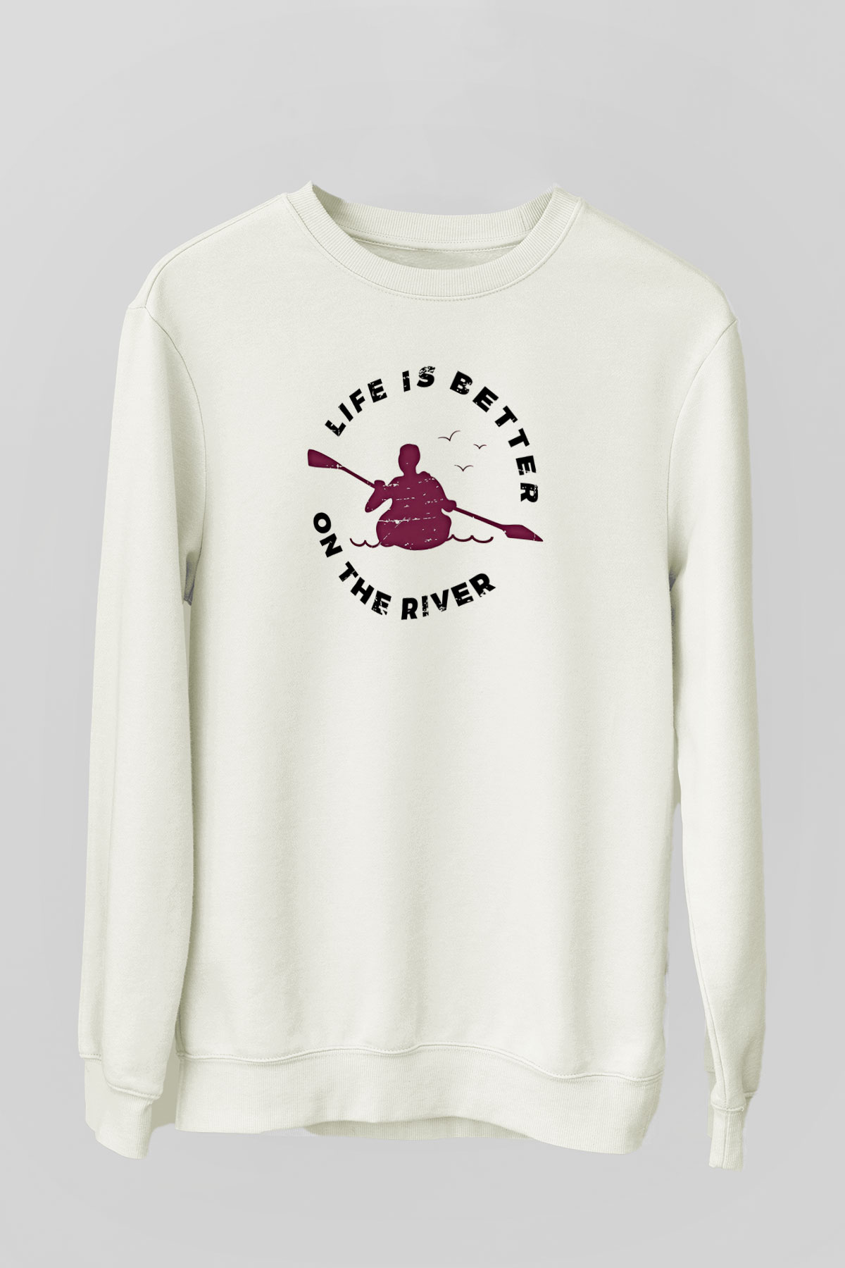 Kano Baskılı Unisex Ekru Sweatshirt