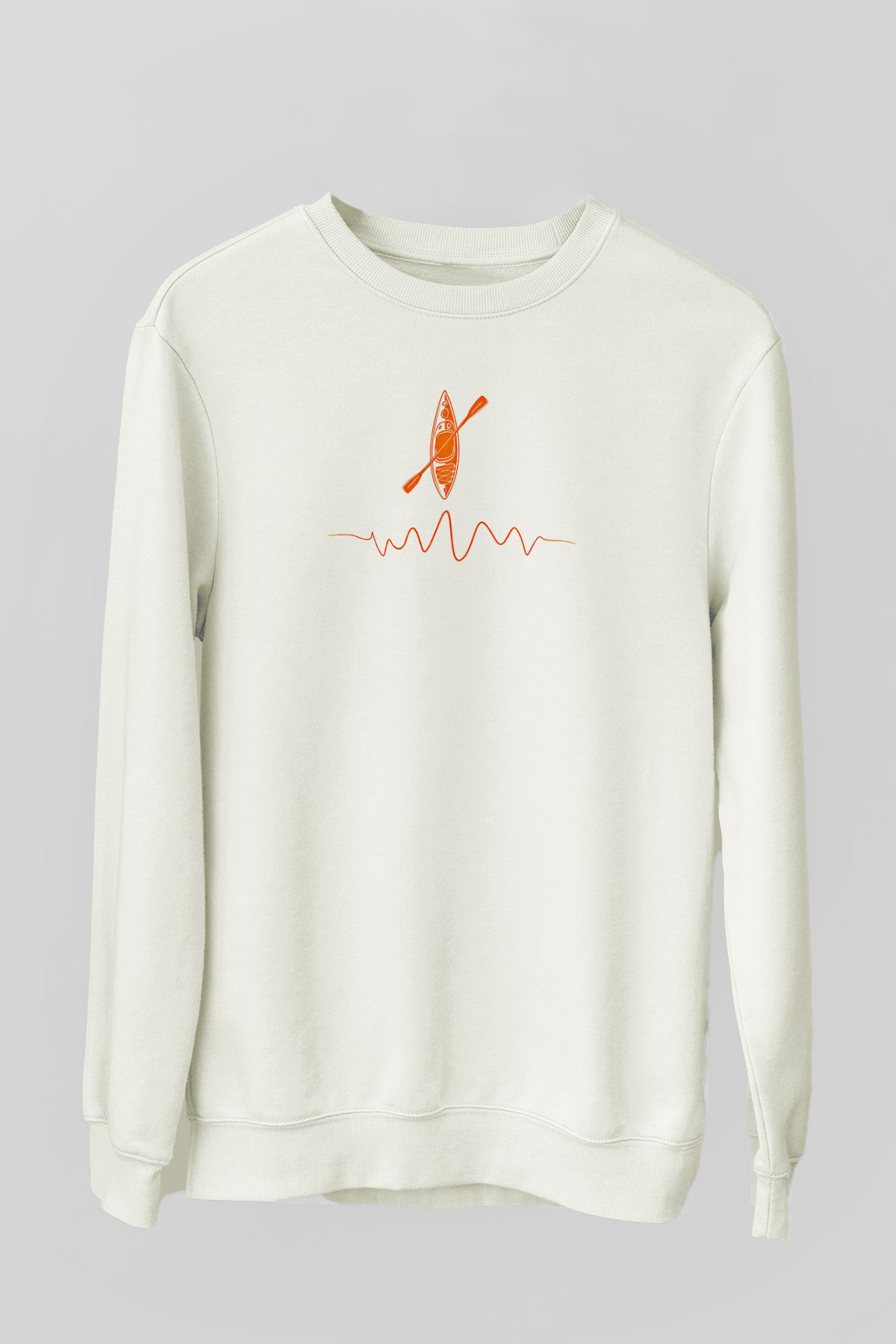 Kano Baskılı Unisex Ekru Sweatshirt