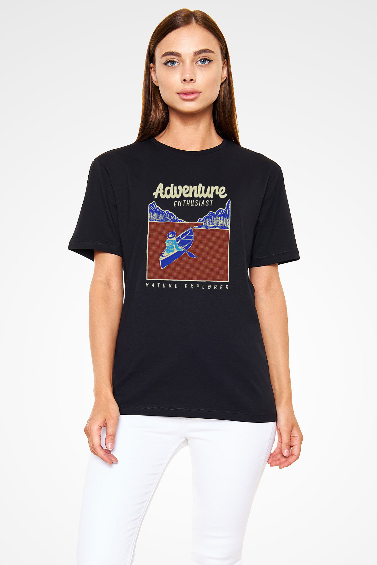 Kano Baskılı Unisex Siyah Tişört - Tshirt