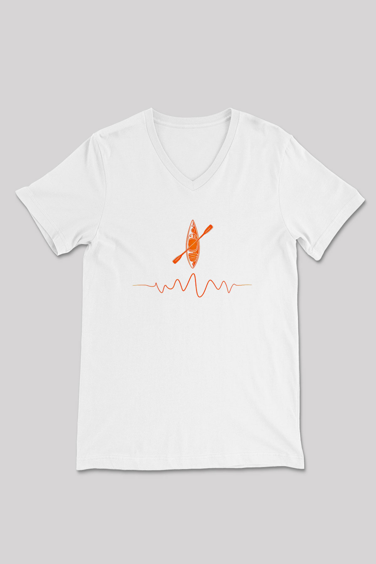 Kano Baskılı Unisex V Yaka Tişört - Tshirt