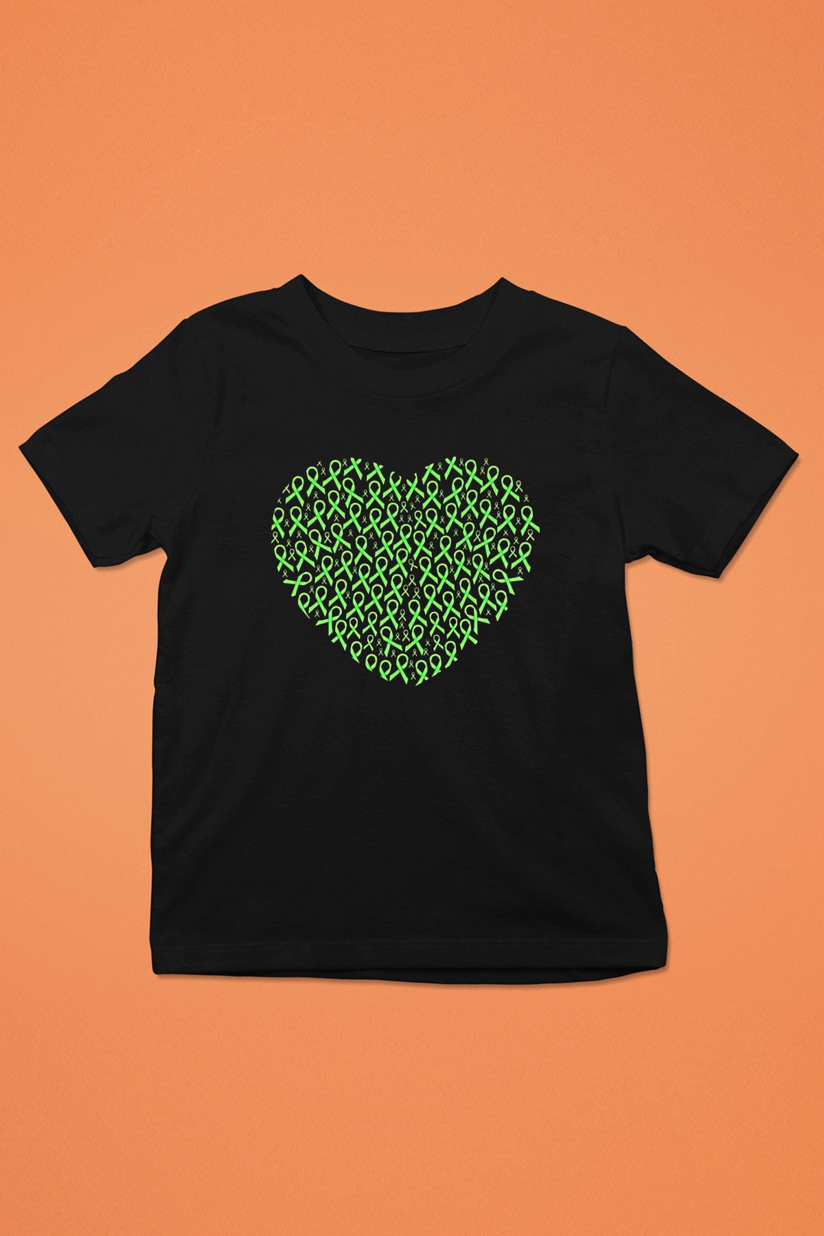 Kanser Günü Baskılı Unisex Siyah Çocuk Tişört - Tshirt