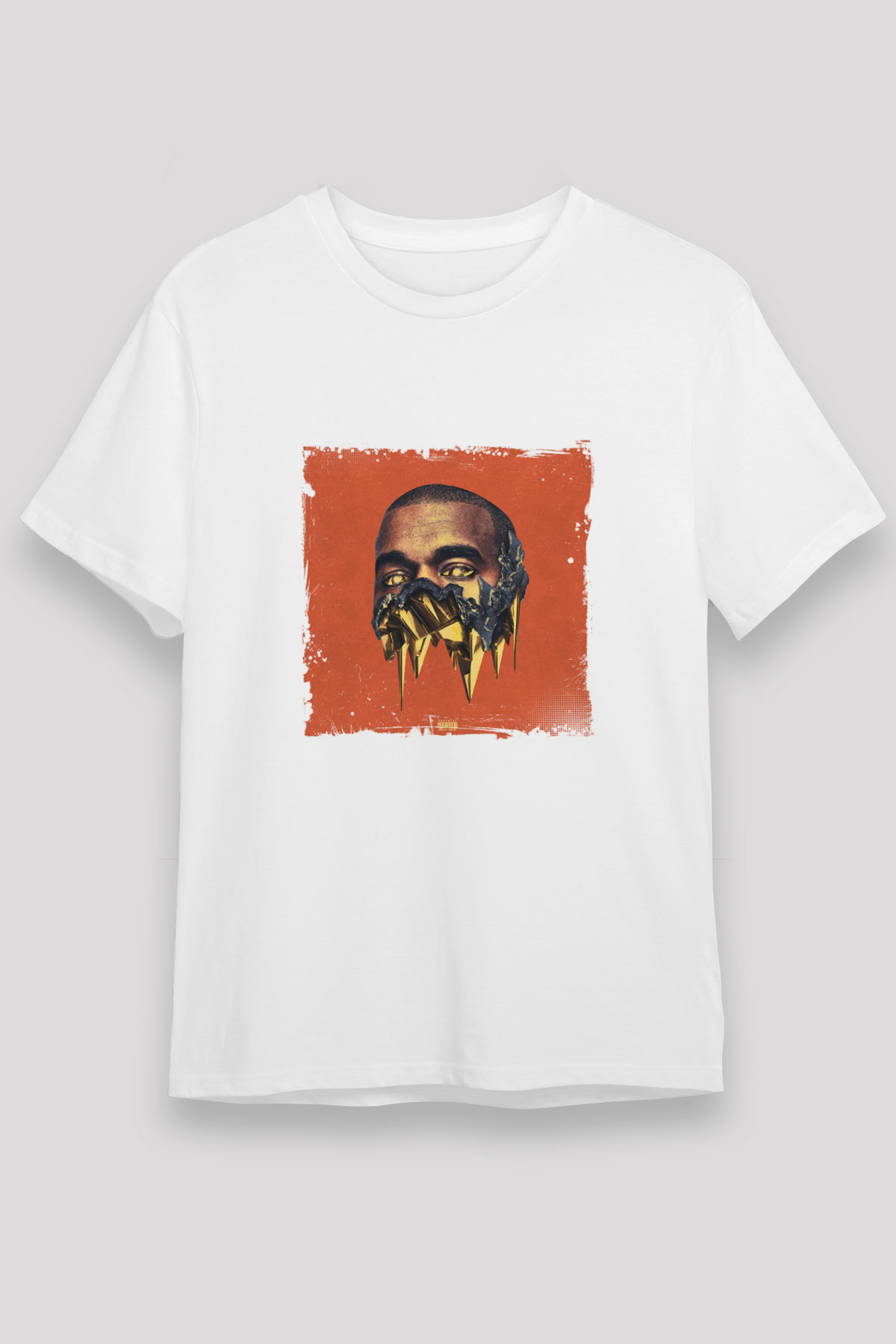 Kanye West Baskılı Unisex Beyaz Tişört