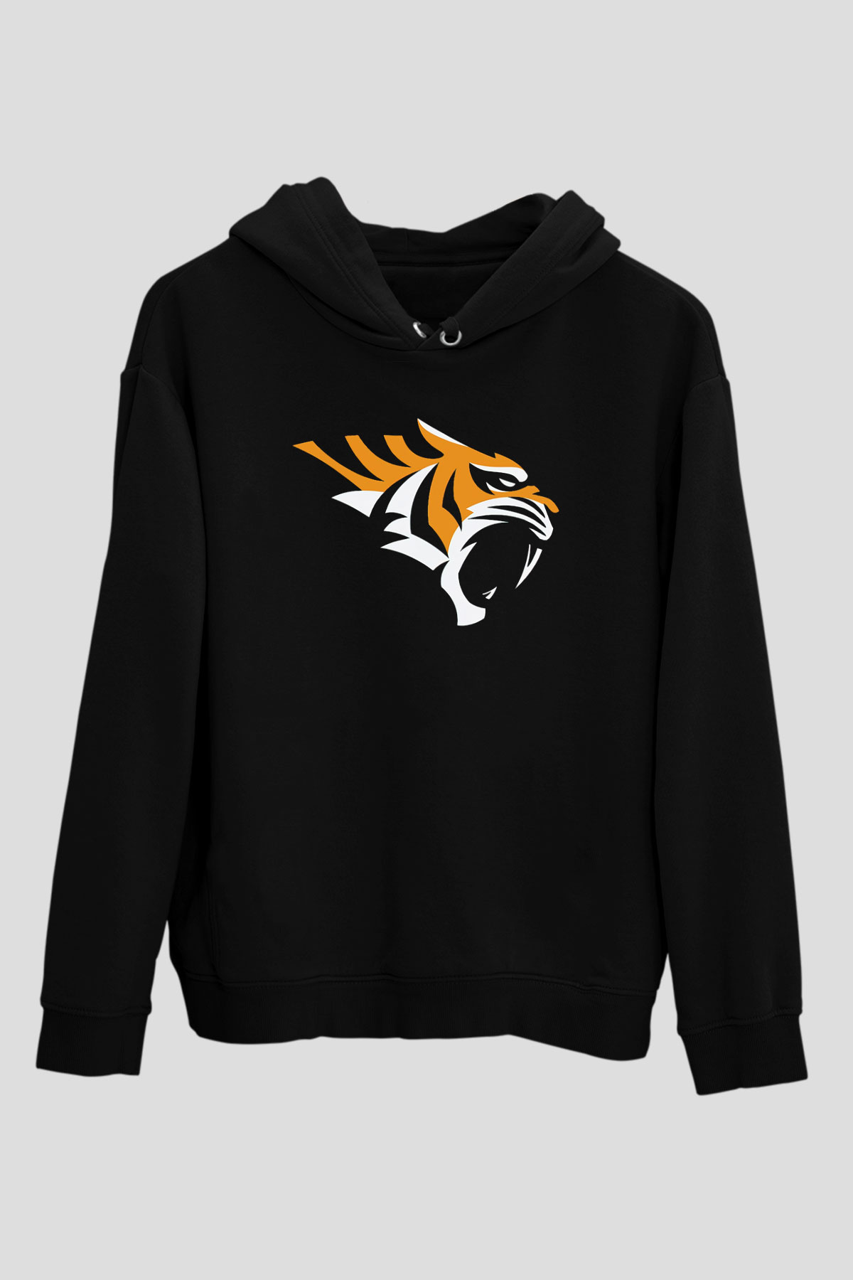 Kaplan Siyah Unisex Hoodie