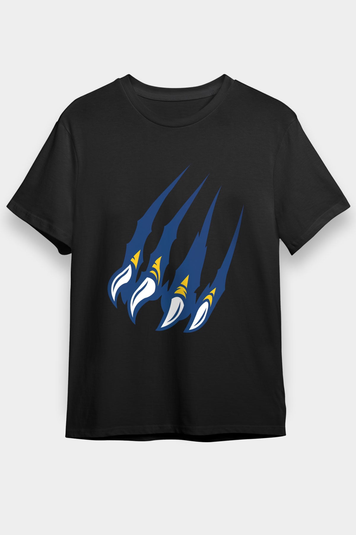 Kaplan Siyah Unisex Tişört T-Shirt - TişörtFabrikası