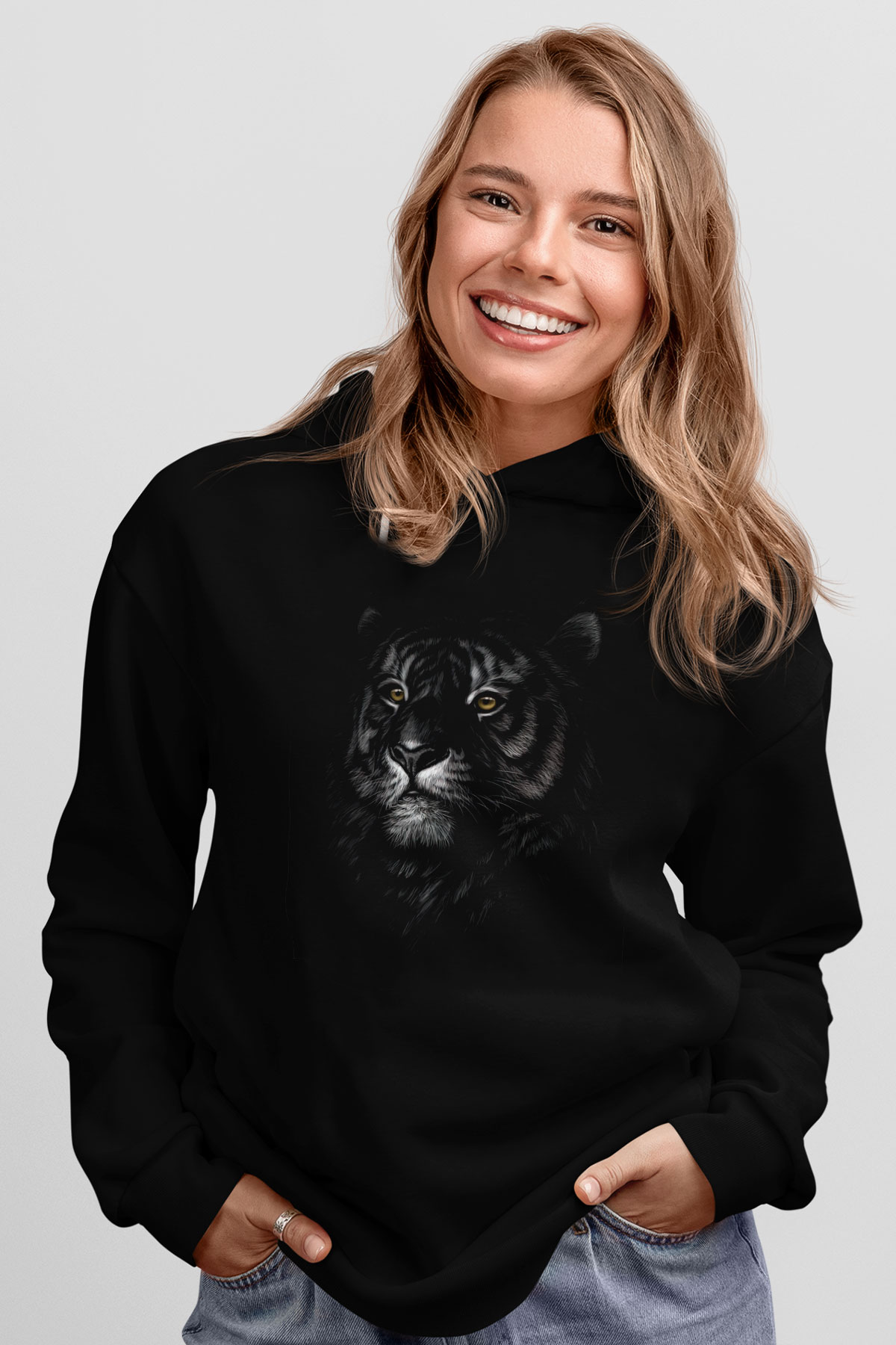 KaplanSiyah  Unisex Hoodie