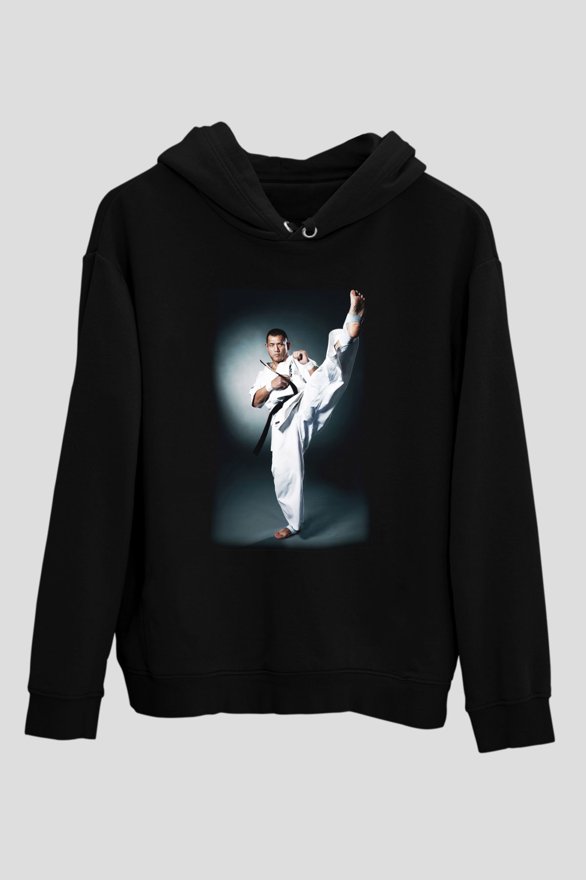 Karate Siyah Unisex Hoodie