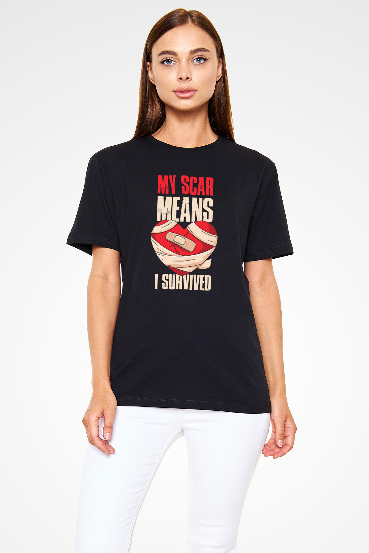 Kardiyolog Siyah Unisex Tişört T-Shirt - TişörtFabrikası
