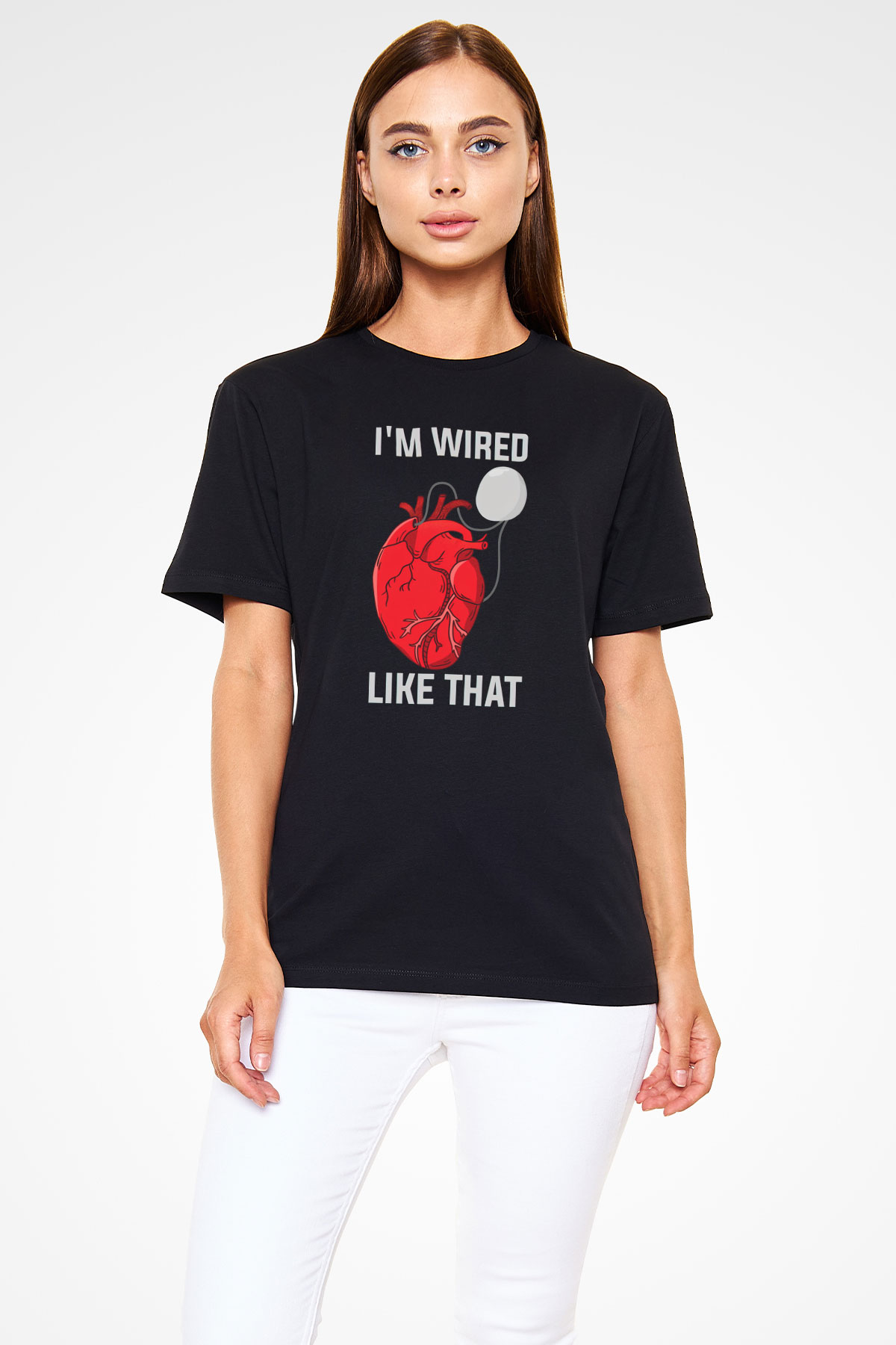 Kardiyolog Siyah Unisex Tişört T-Shirt - TişörtFabrikası