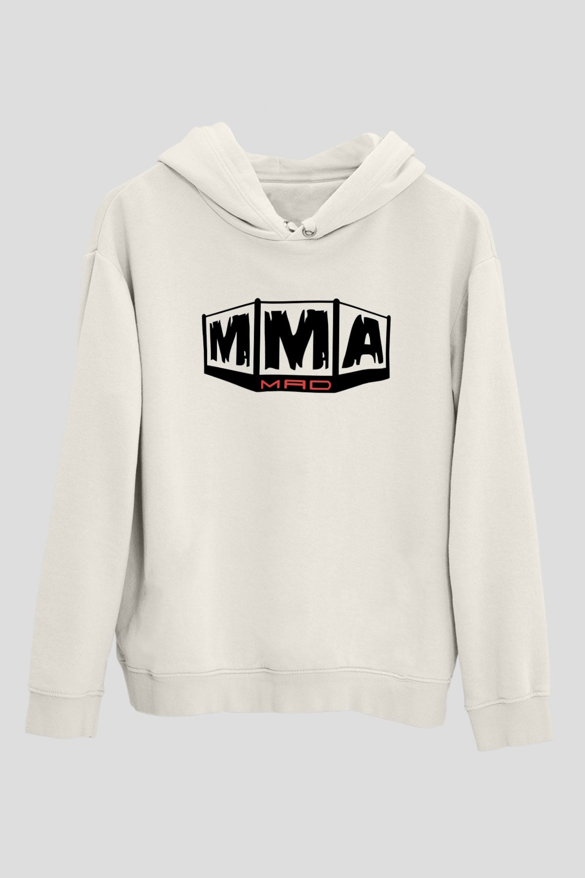 Karma dövüş sanatları Beyaz Unisex Kapüşonlu Sweatshirt