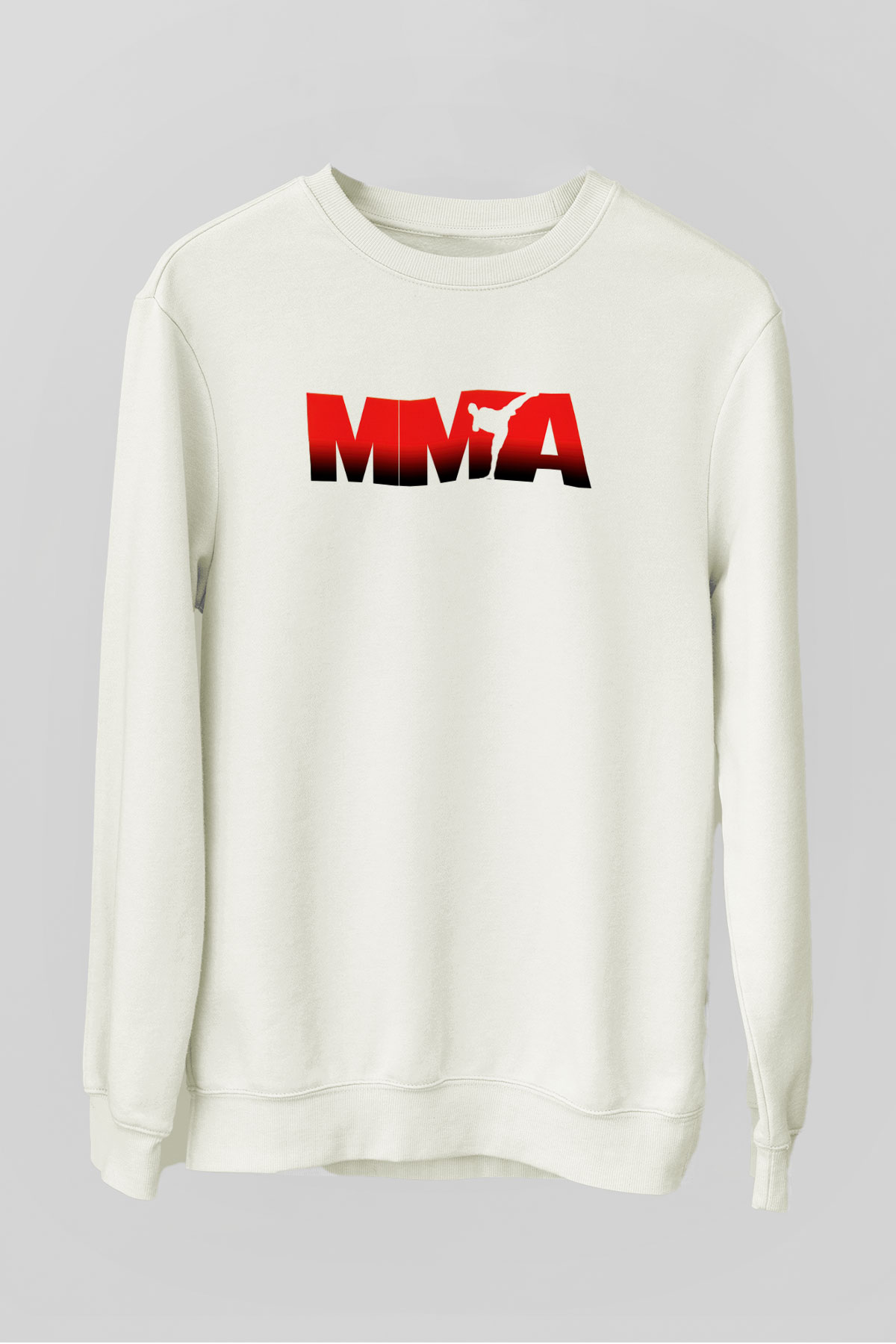 Karma dövüş sanatları Beyaz Unisex Sweatshirt