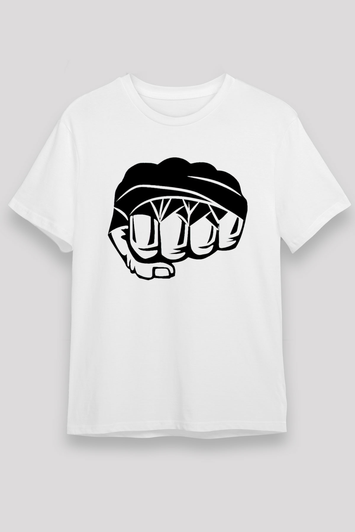 Karma dövüş sanatları Beyaz Unisex Tişört T-Shirt - TişörtFabrikası