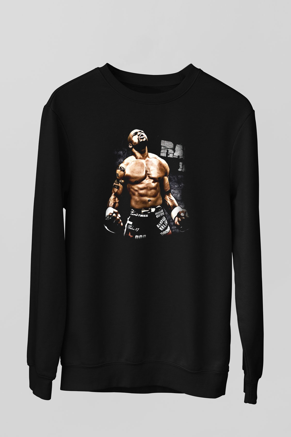 Karma dövüş sanatları Siyah Unisex Sweatshirt