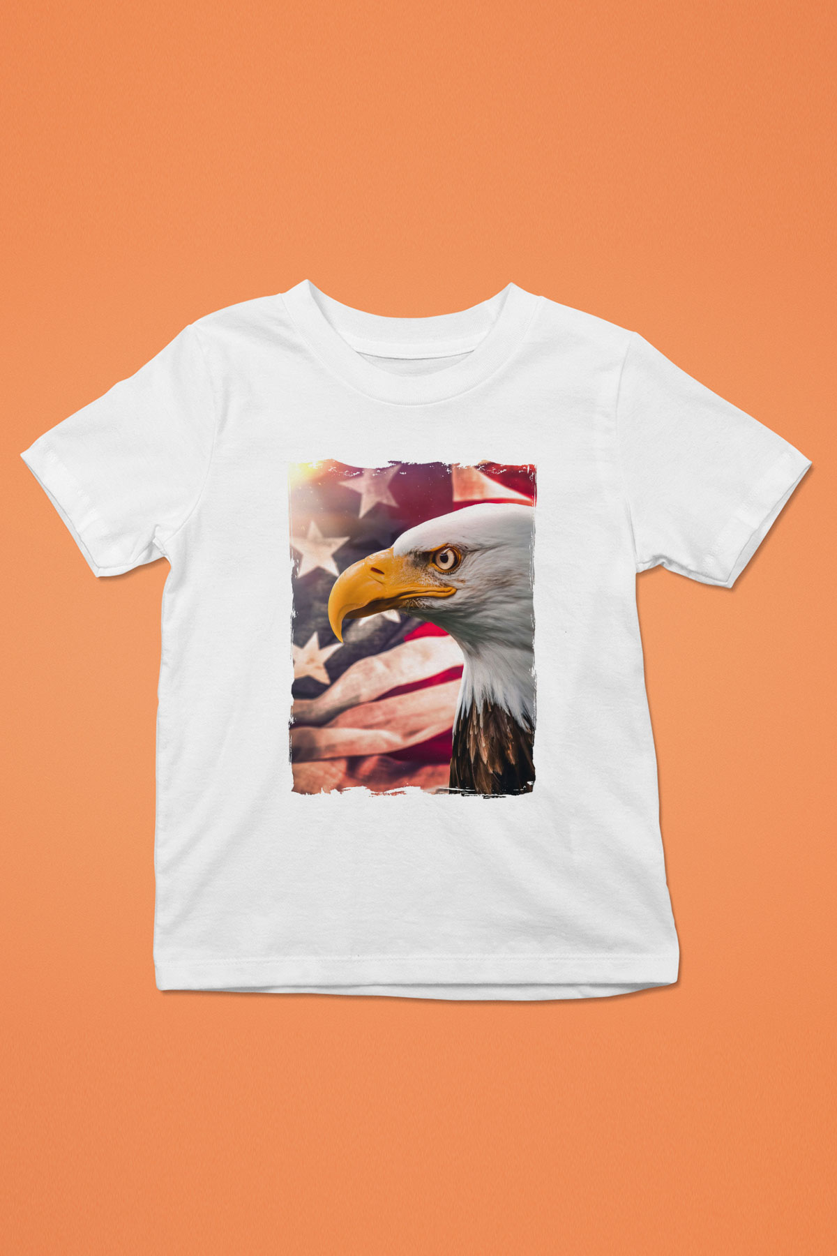 Kartal Beyaz Unisex Çocuk Tişört