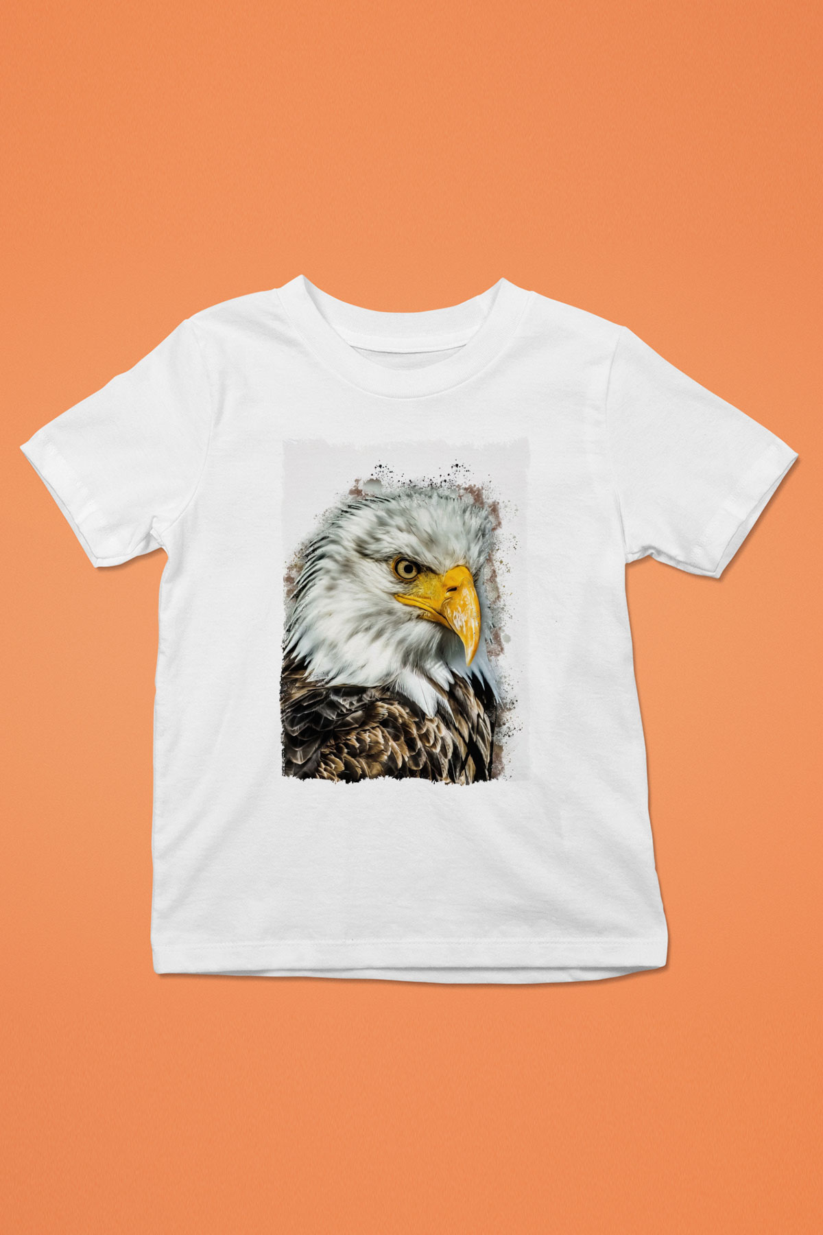 Kartal Beyaz Unisex Çocuk Tişört