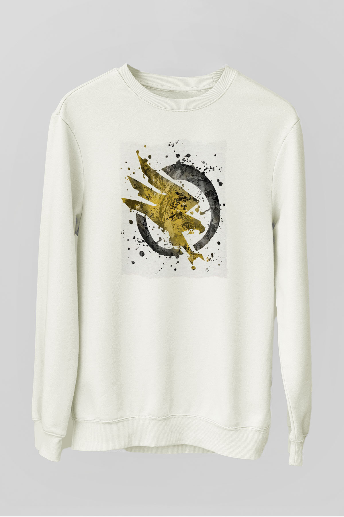 Kartal Beyaz Unisex Sweatshirt