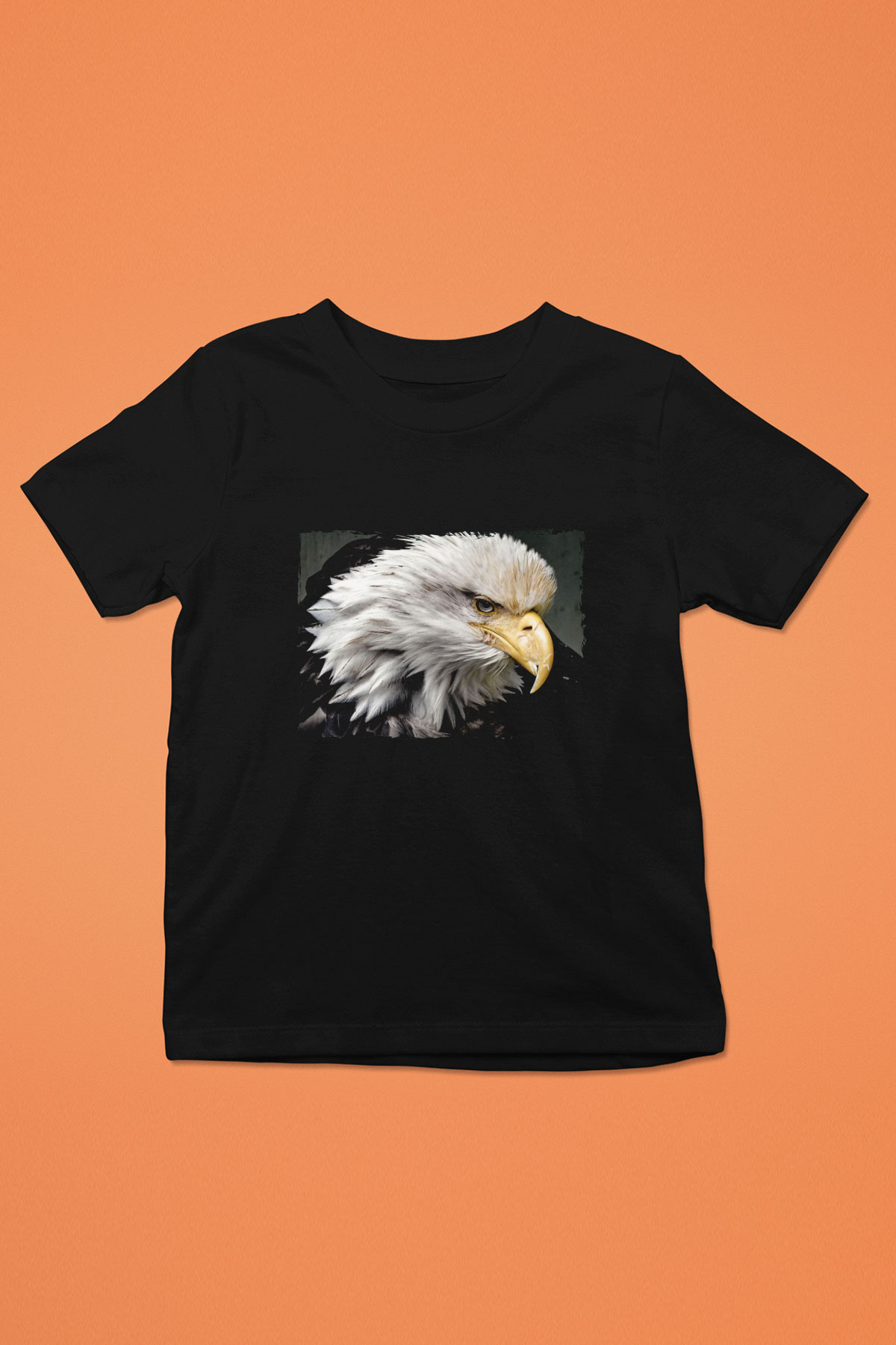 Kartal Siyah Unisex Çocuk Tişört