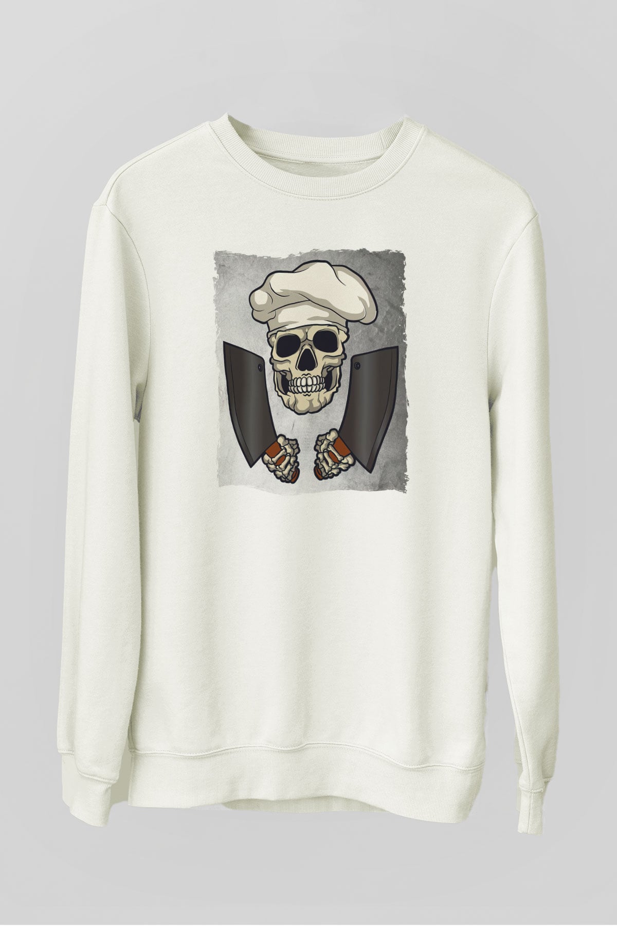 Kasap Beyaz Unisex Sweatshirt