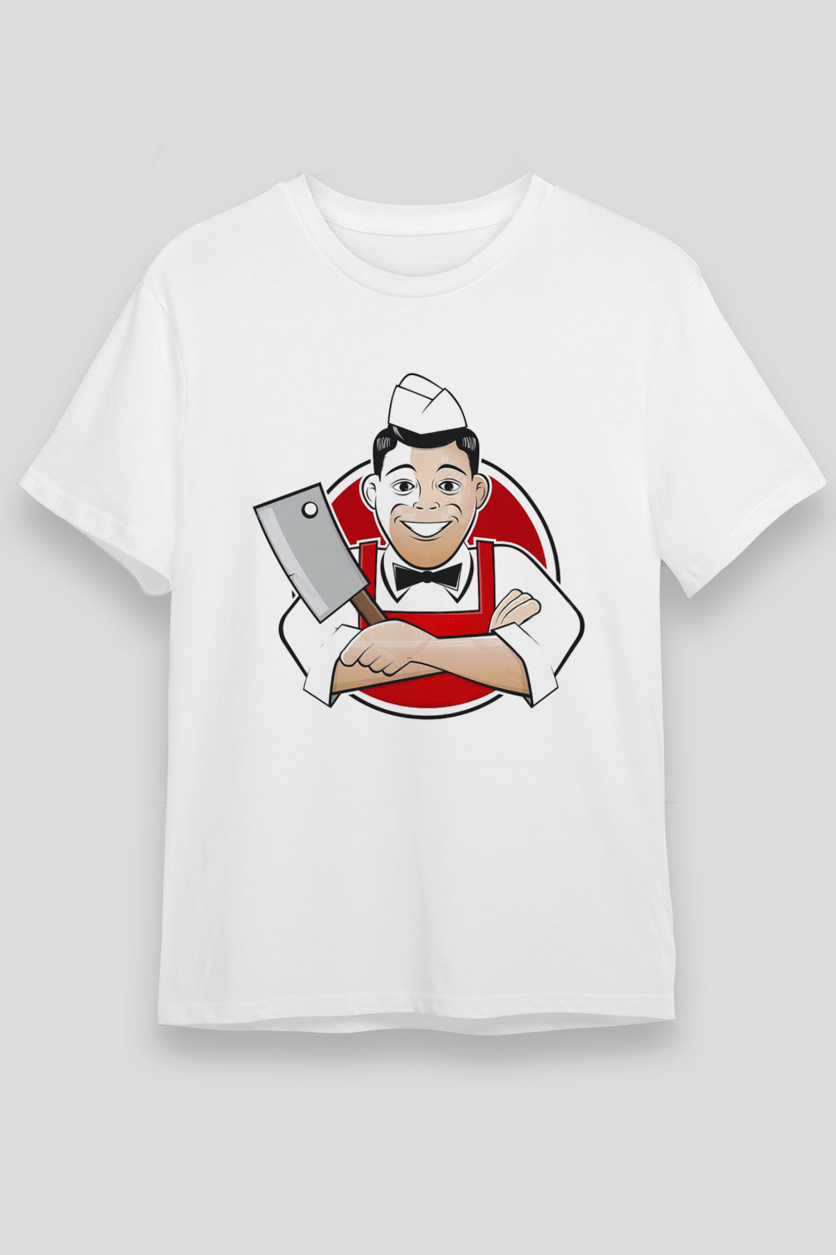 Kasap Beyaz Unisex Tişört T-Shirt - TişörtFabrikası