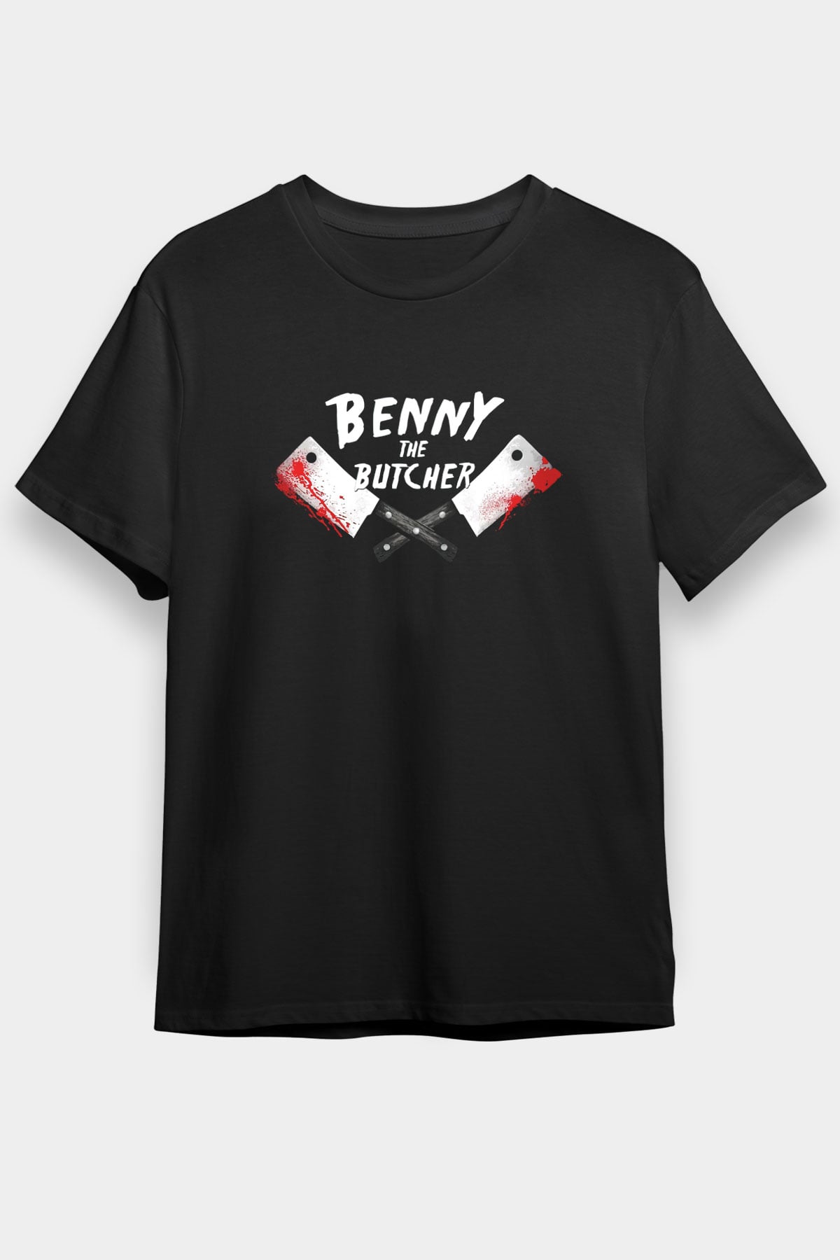 Kasap Siyah Unisex Tişört T-Shirt - TişörtFabrikası