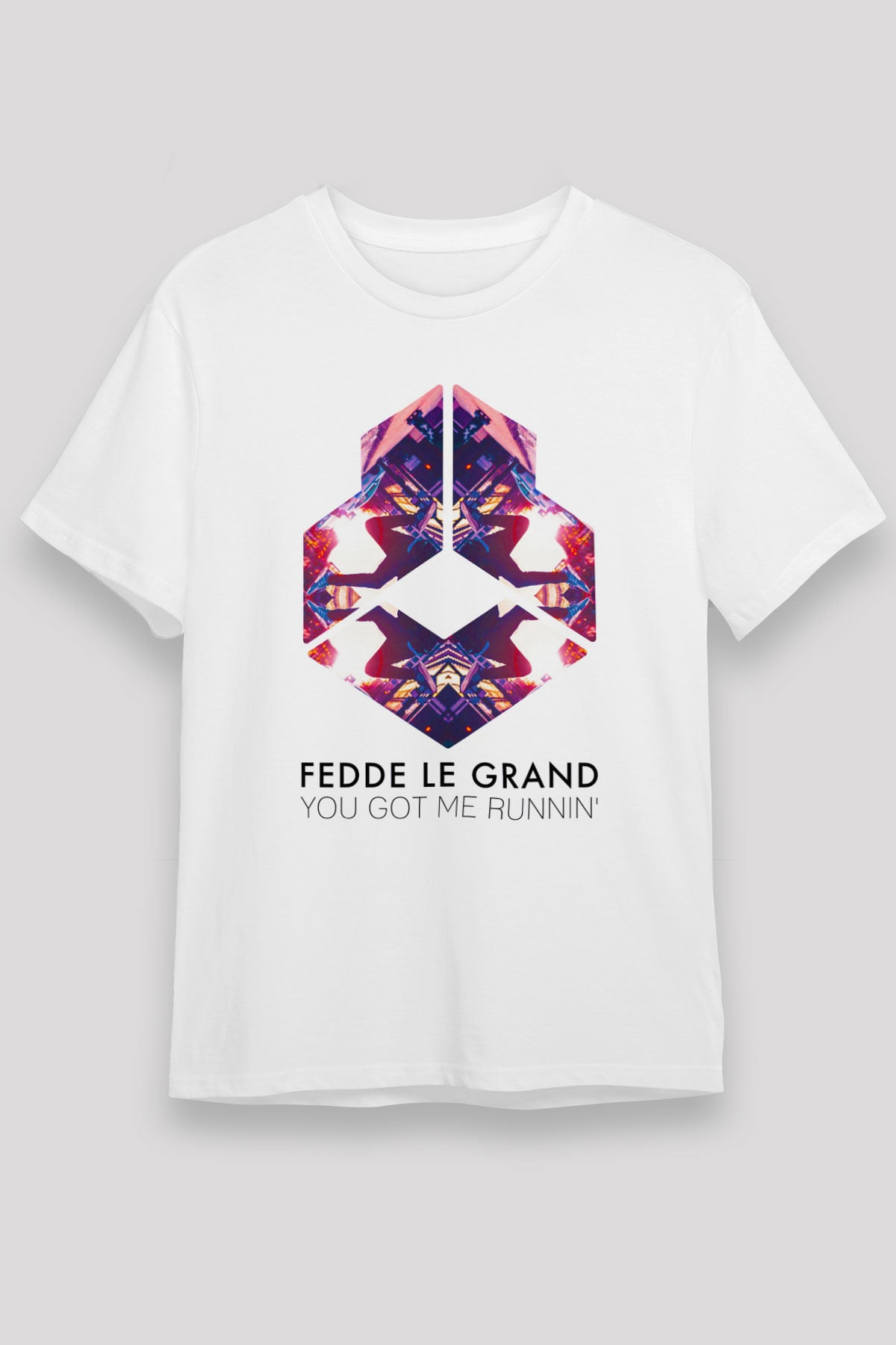 Kaskade Beyaz Unisex Tişört T-Shirt - TişörtFabrikası