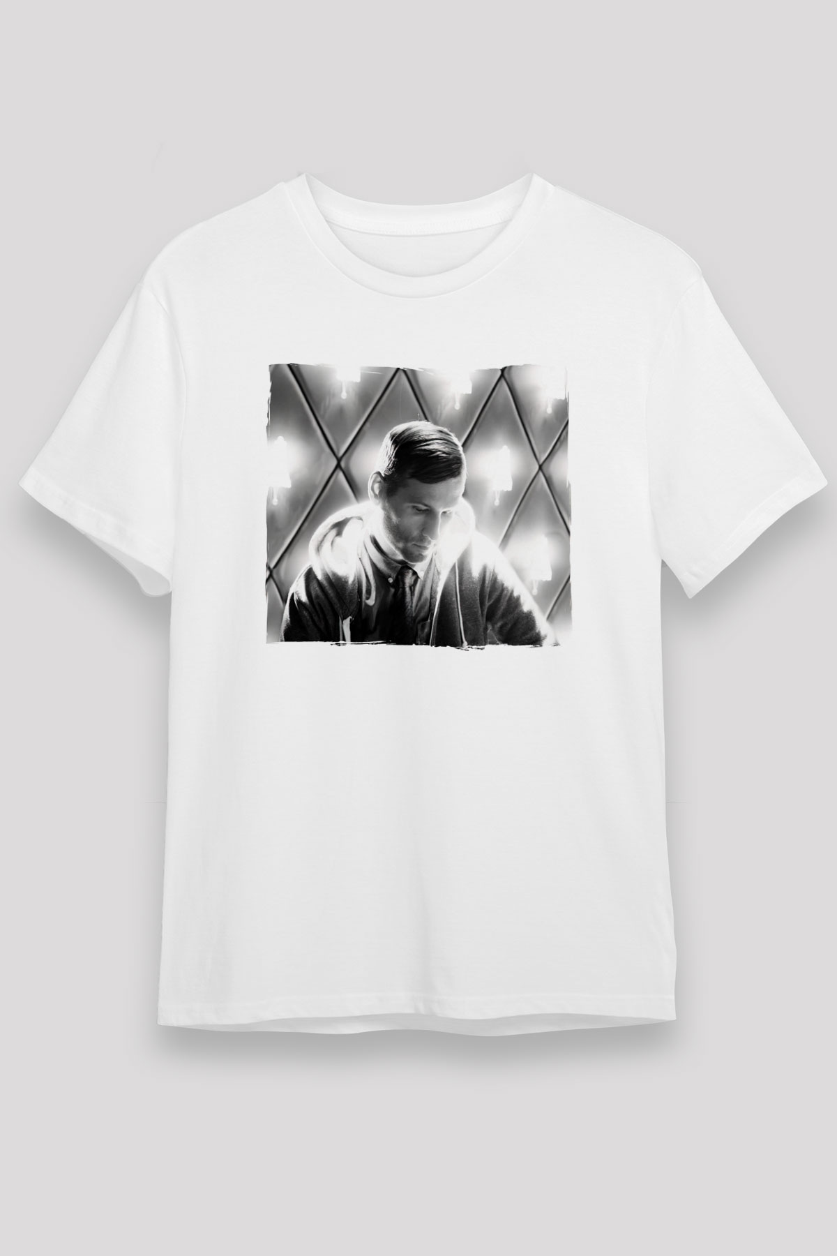 Kaskade Beyaz Unisex Tişört T-Shirt - TişörtFabrikası