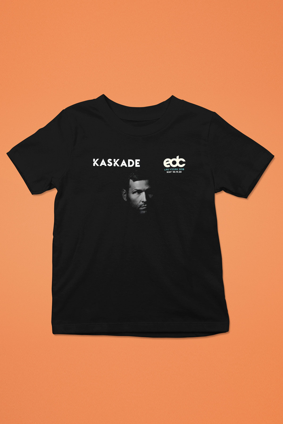 Kaskade Siyah Unisex Çocuk Tişört