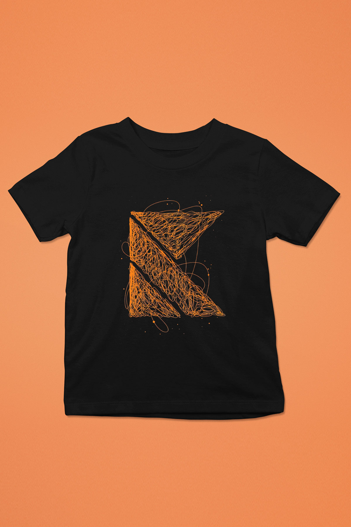 Kaskade Siyah Unisex Çocuk Tişört