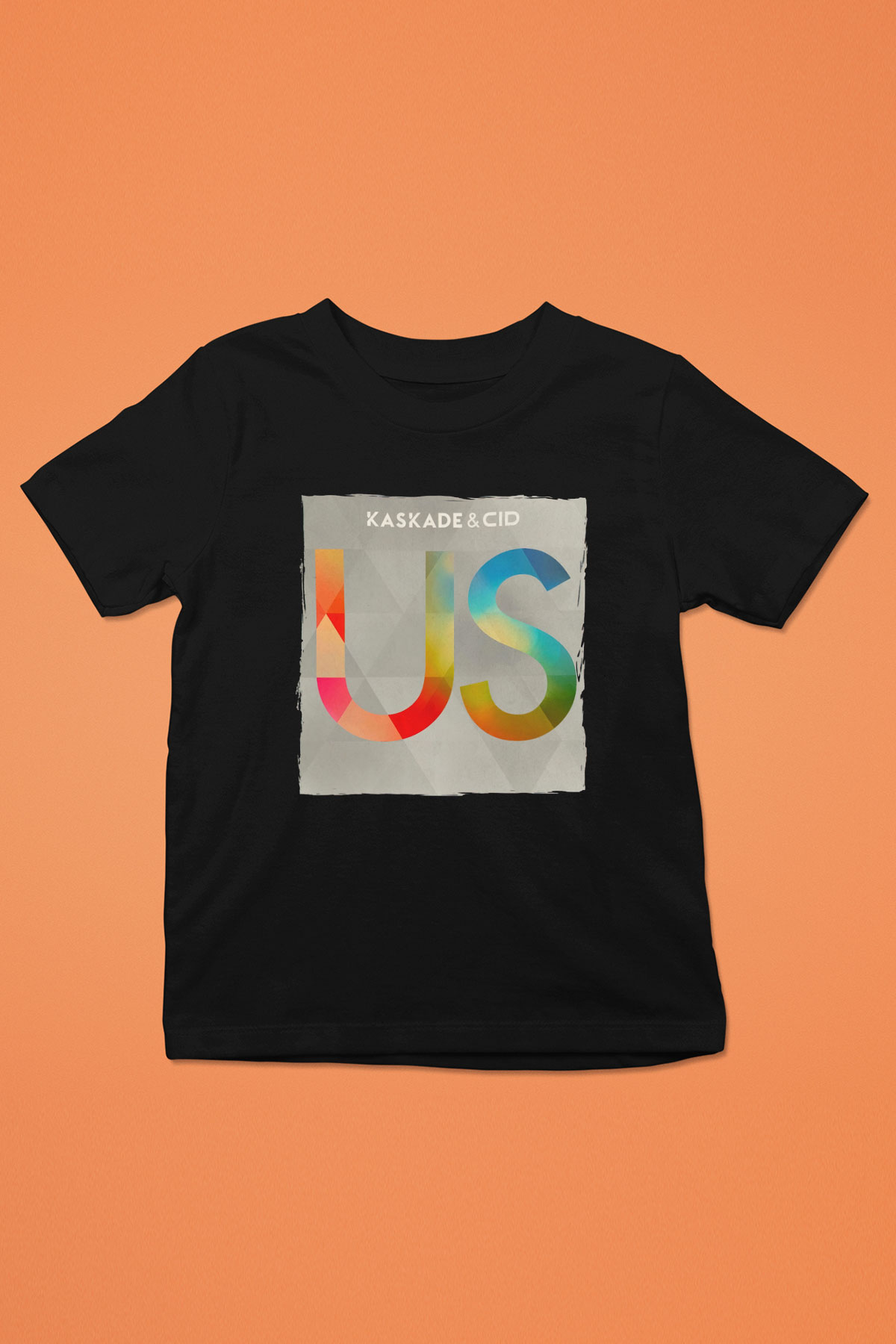Kaskade Siyah Unisex Çocuk Tişört