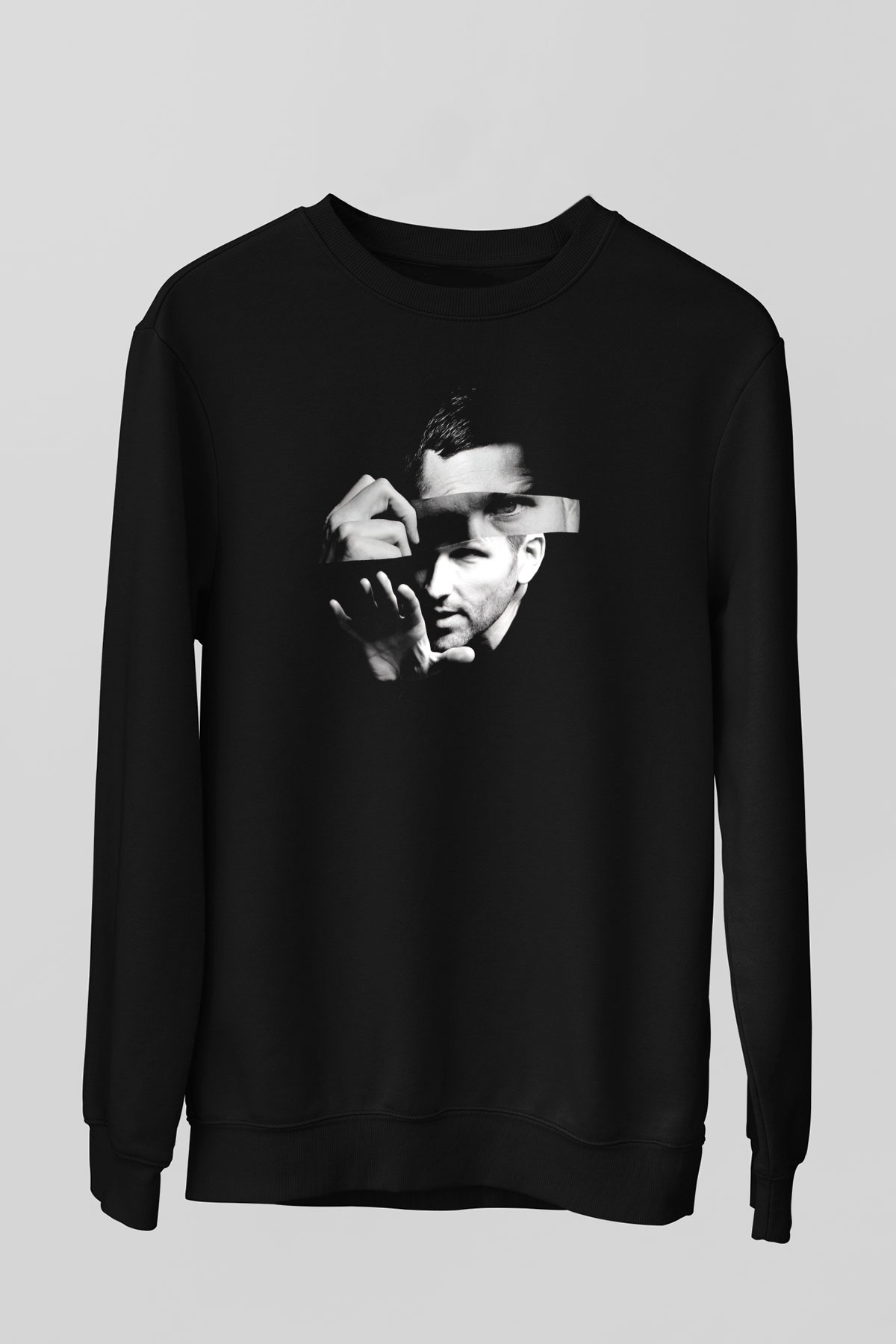 Kaskade Siyah Unisex Sweatshirt