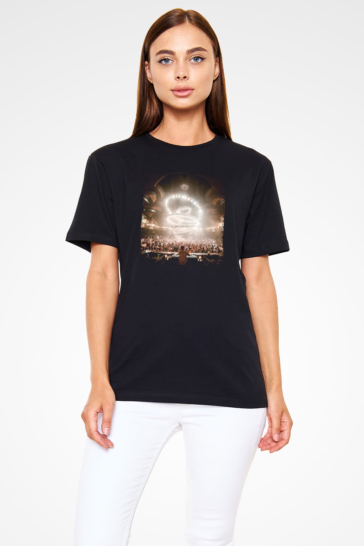Kaskade Siyah Unisex Tişört T-Shirt - TişörtFabrikası