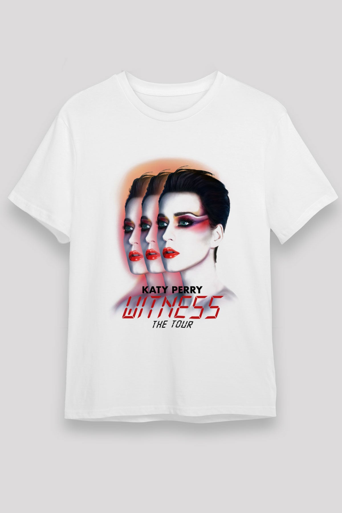 Katy Perry Beyaz Unisex Tişört T-Shirt - TişörtFabrikası
