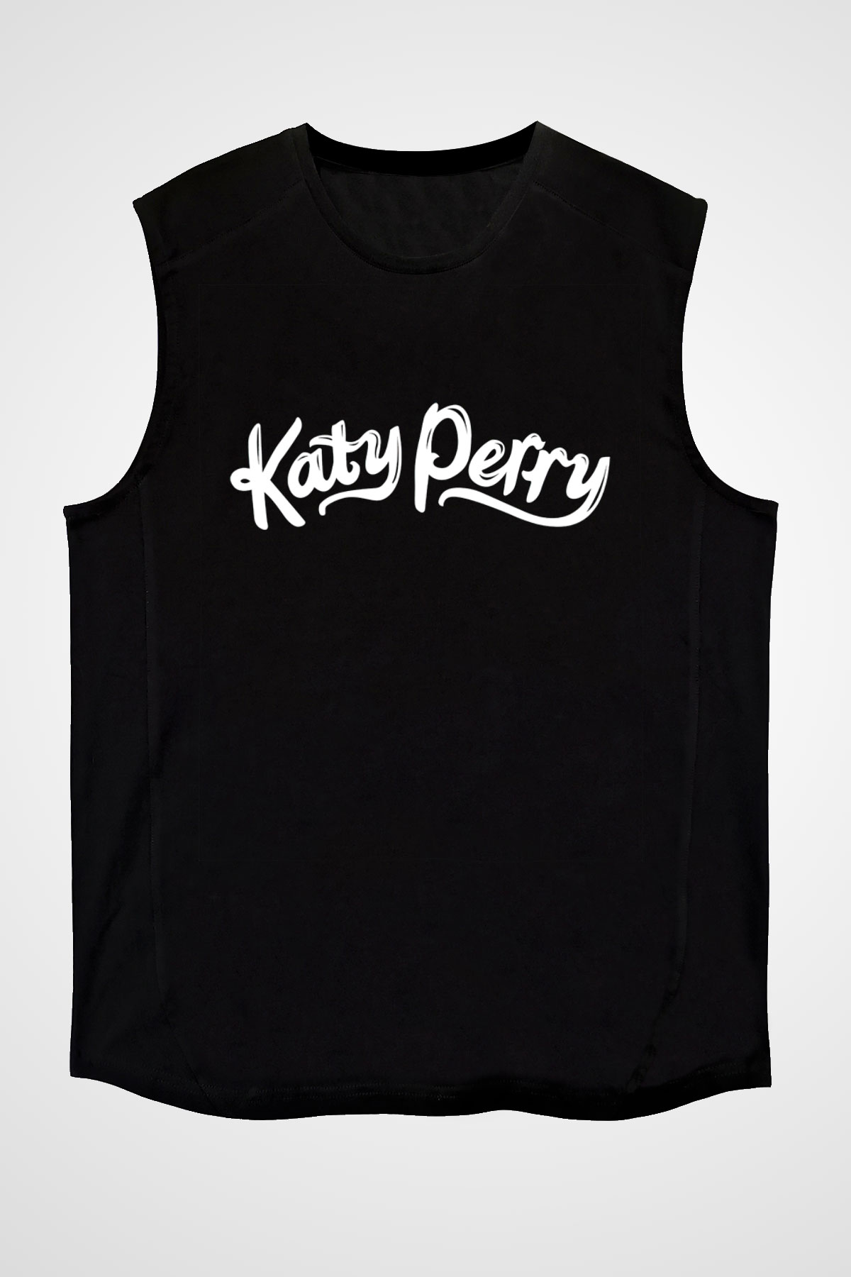 Katy Perry Siyah Unisex Kolsuz Tişört