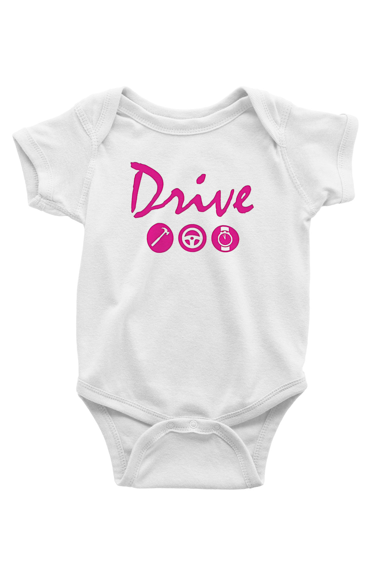 Kavinsky Baskılı Beyaz Unisex Bebek Body - Zıbın