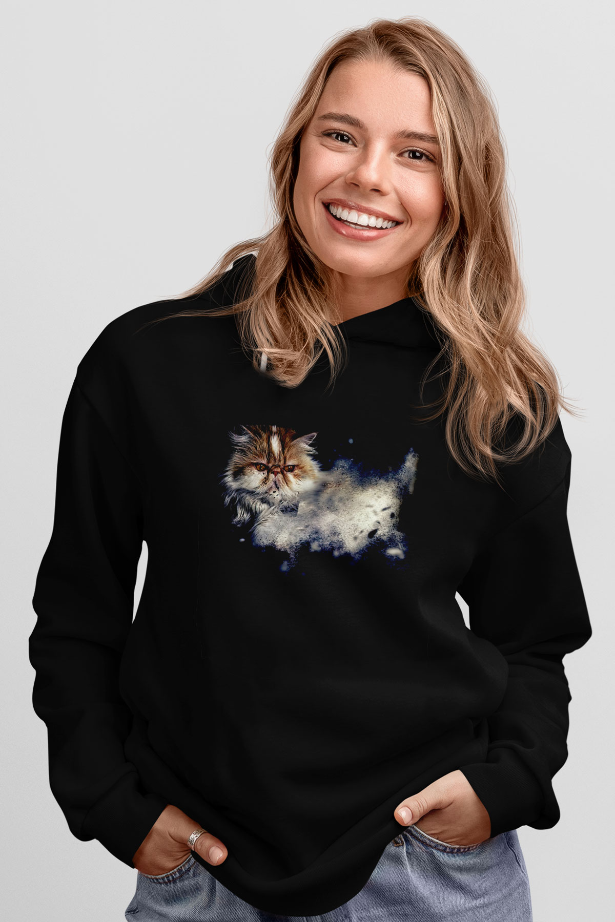 KediSiyah  Unisex Hoodie