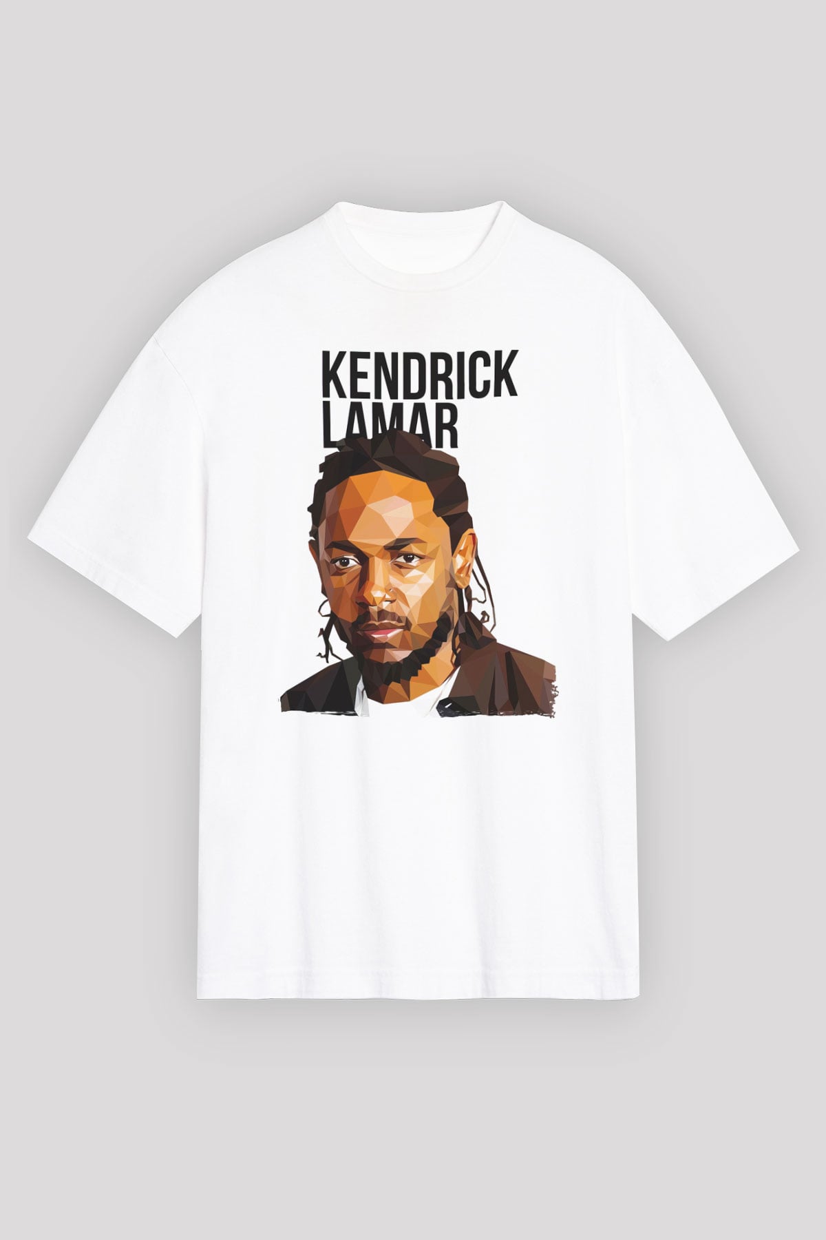 Kendrick Lamar Beyaz Oversize Tişört Oversize T-shirt - TişörtFabrikası