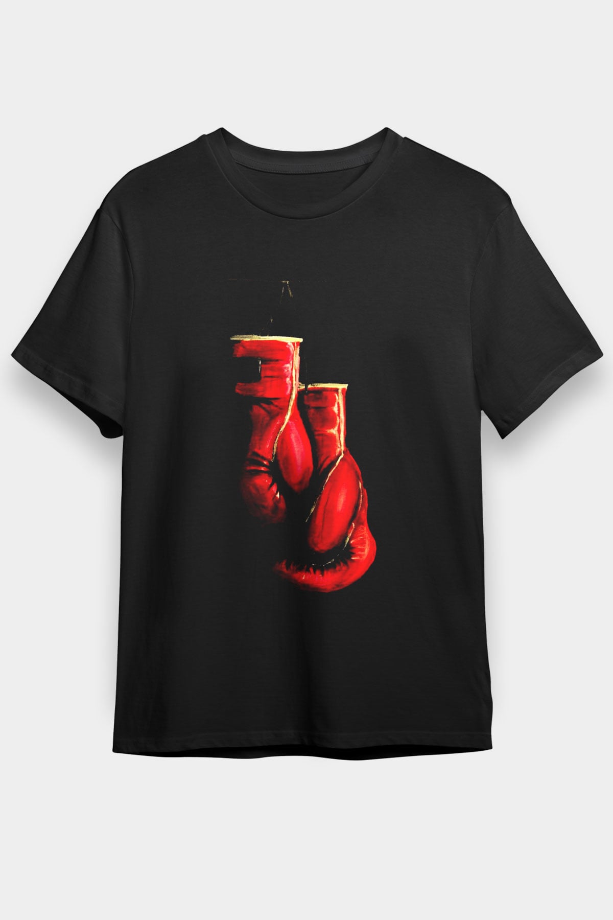 Kick boks Siyah Unisex Tişört T-Shirt - TişörtFabrikası