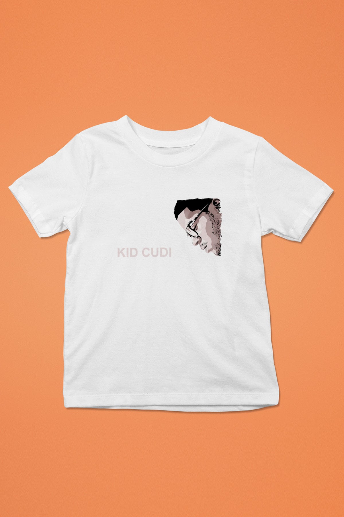 Kid Cudi Beyaz Unisex Çocuk Tişört