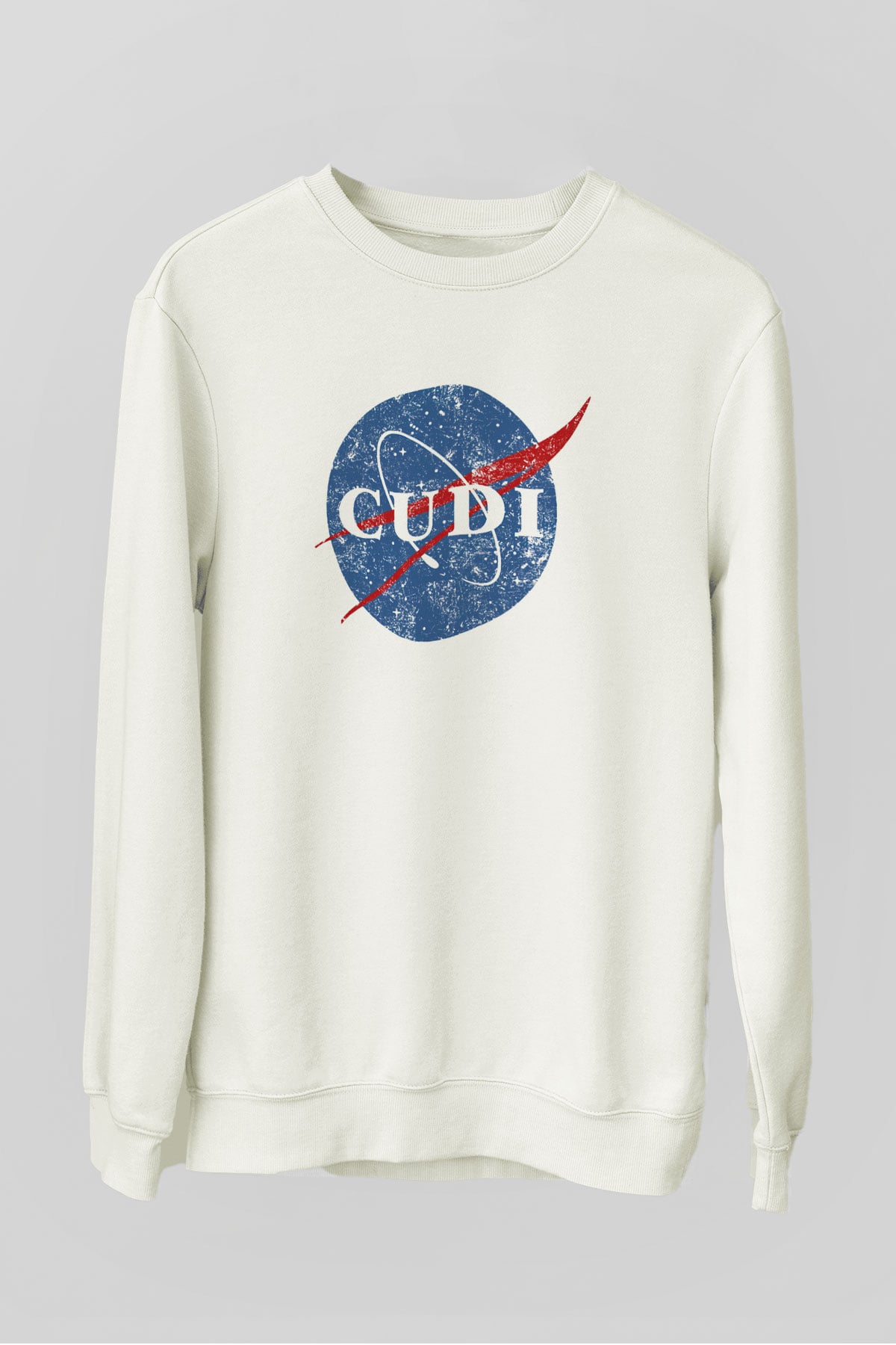 Kid Cudi Beyaz Unisex Sweatshirt