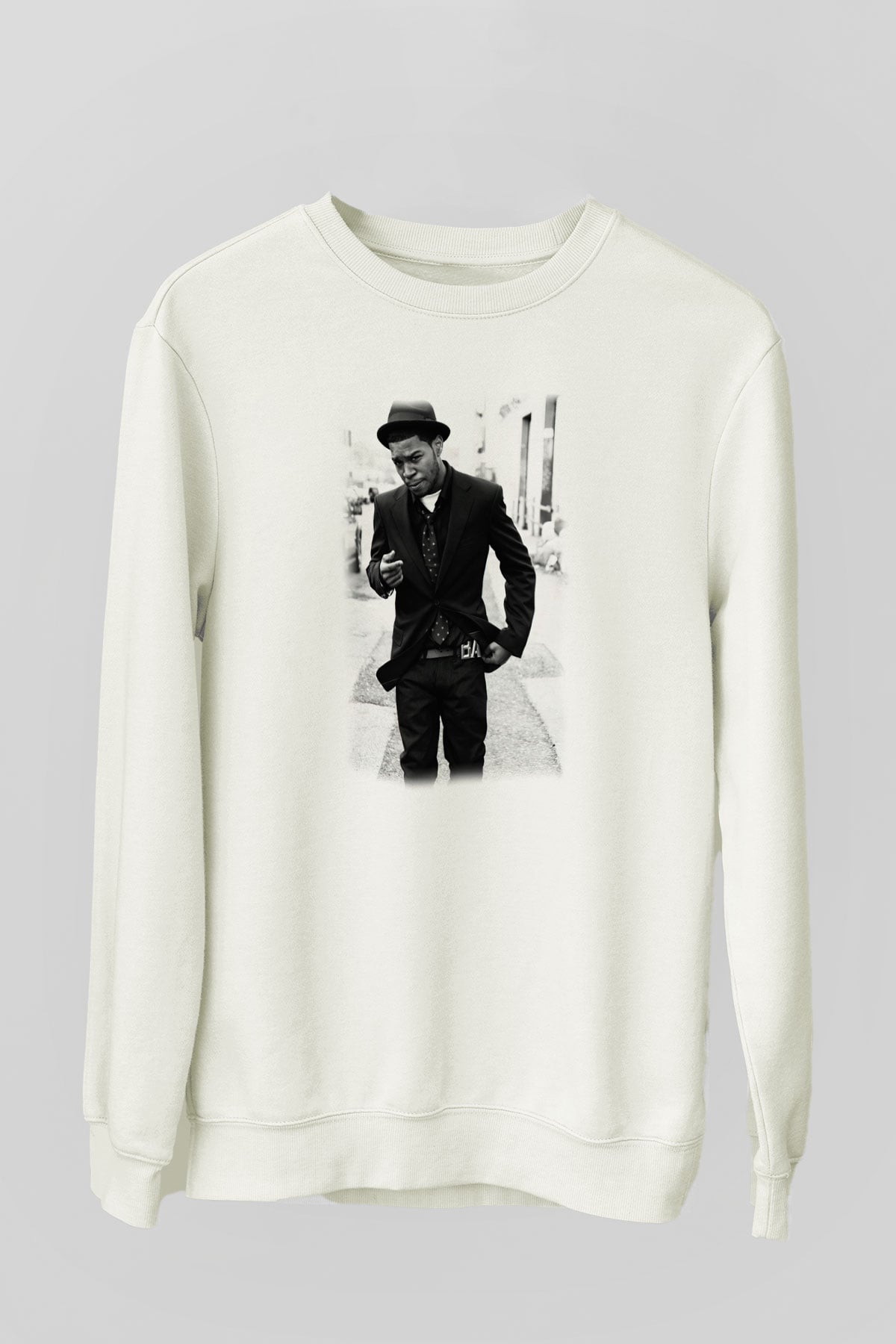 Kid Cudi Beyaz Unisex Sweatshirt
