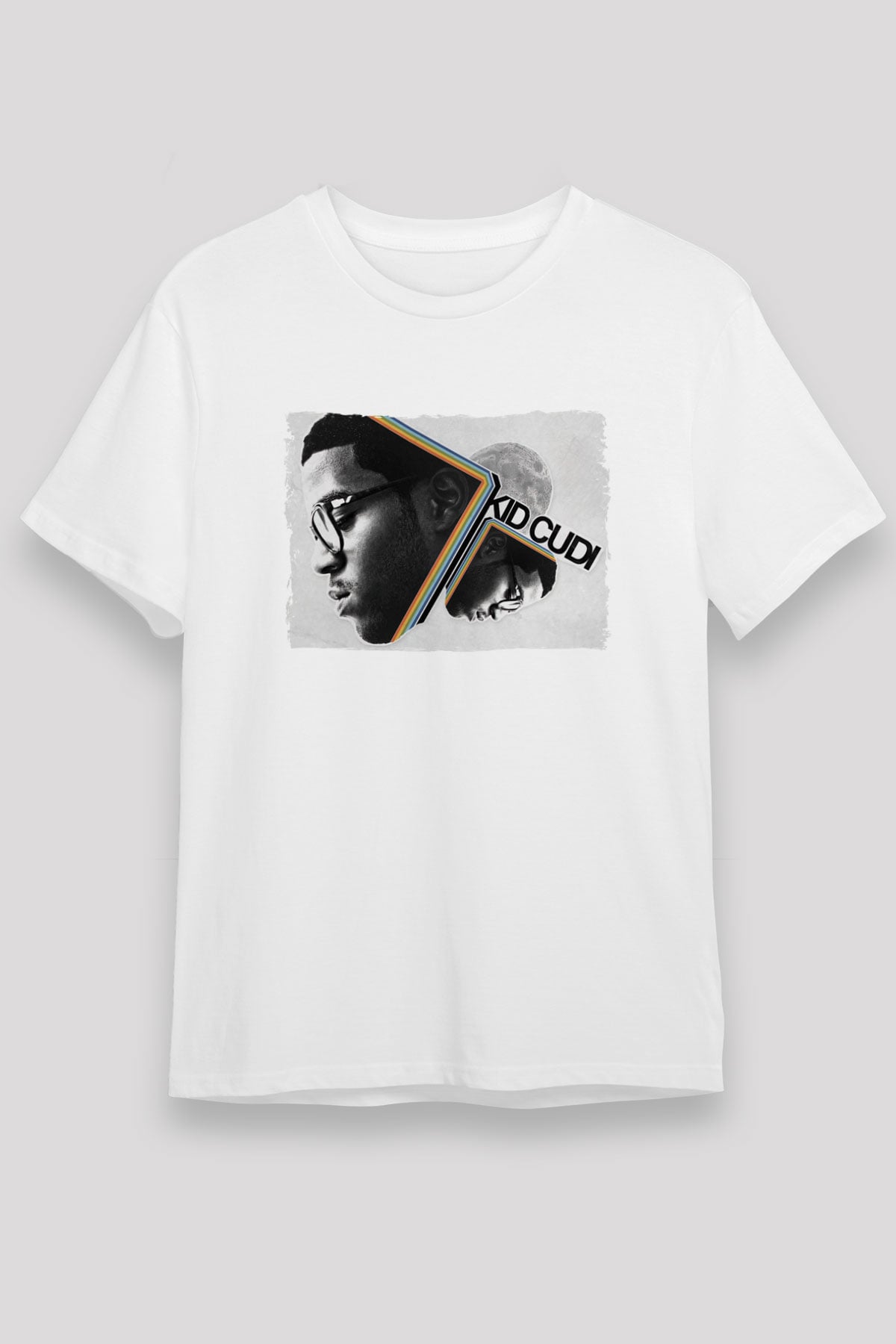 Kid Cudi Beyaz Unisex Tişört T-Shirt - TişörtFabrikası
