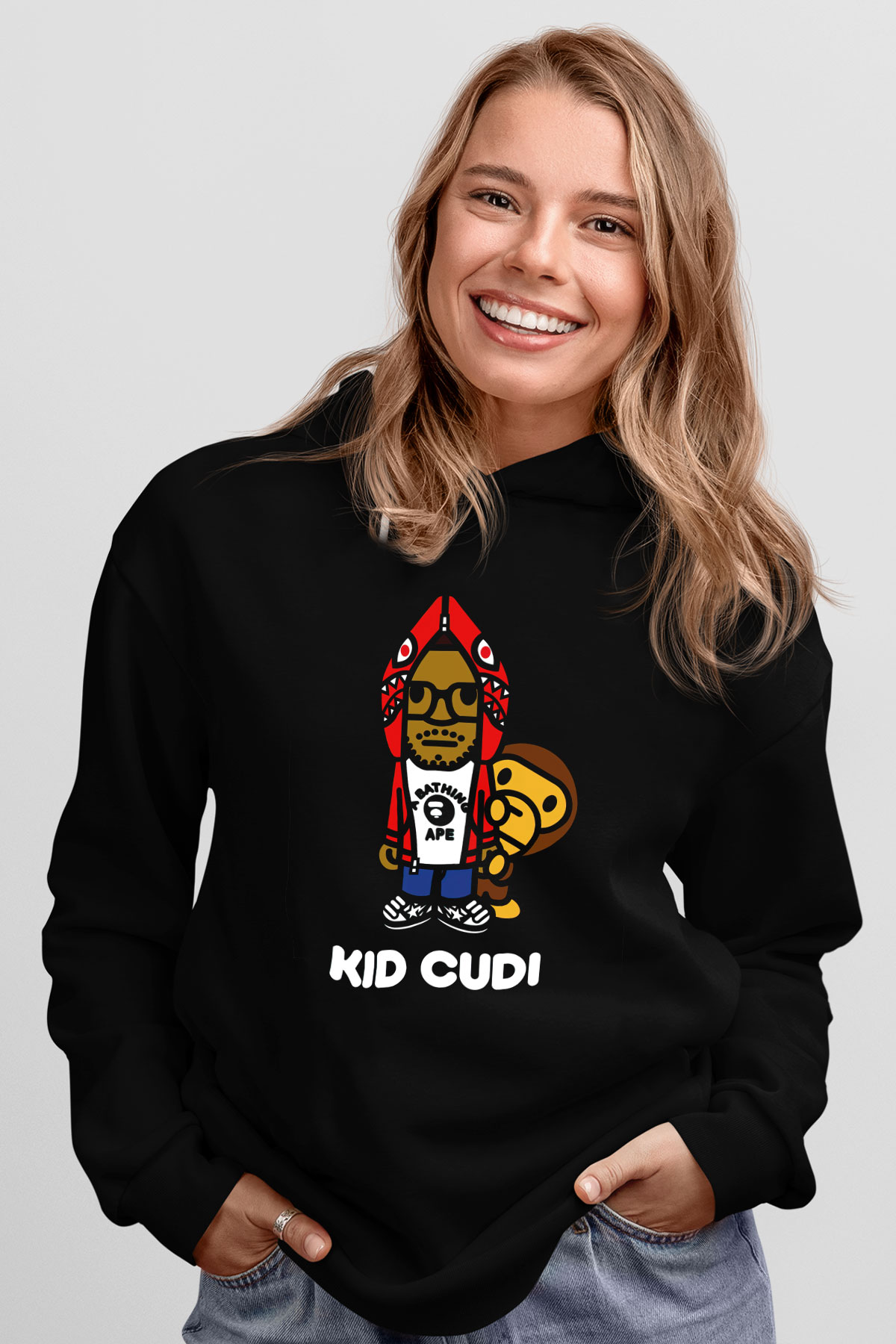 Kid Cudi Siyah Unisex Hoodie