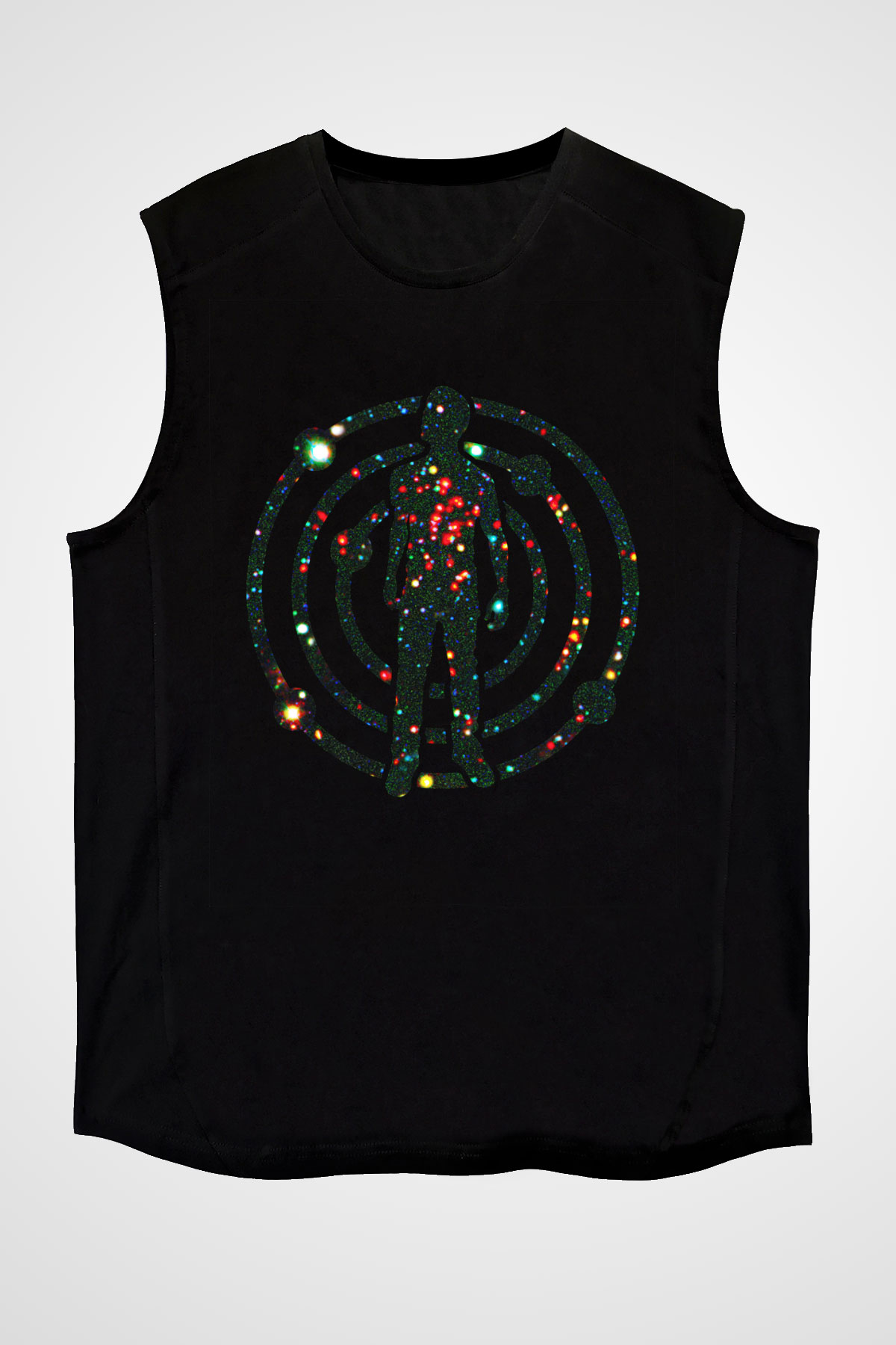 Kid Cudi Siyah Unisex Kolsuz Tişört