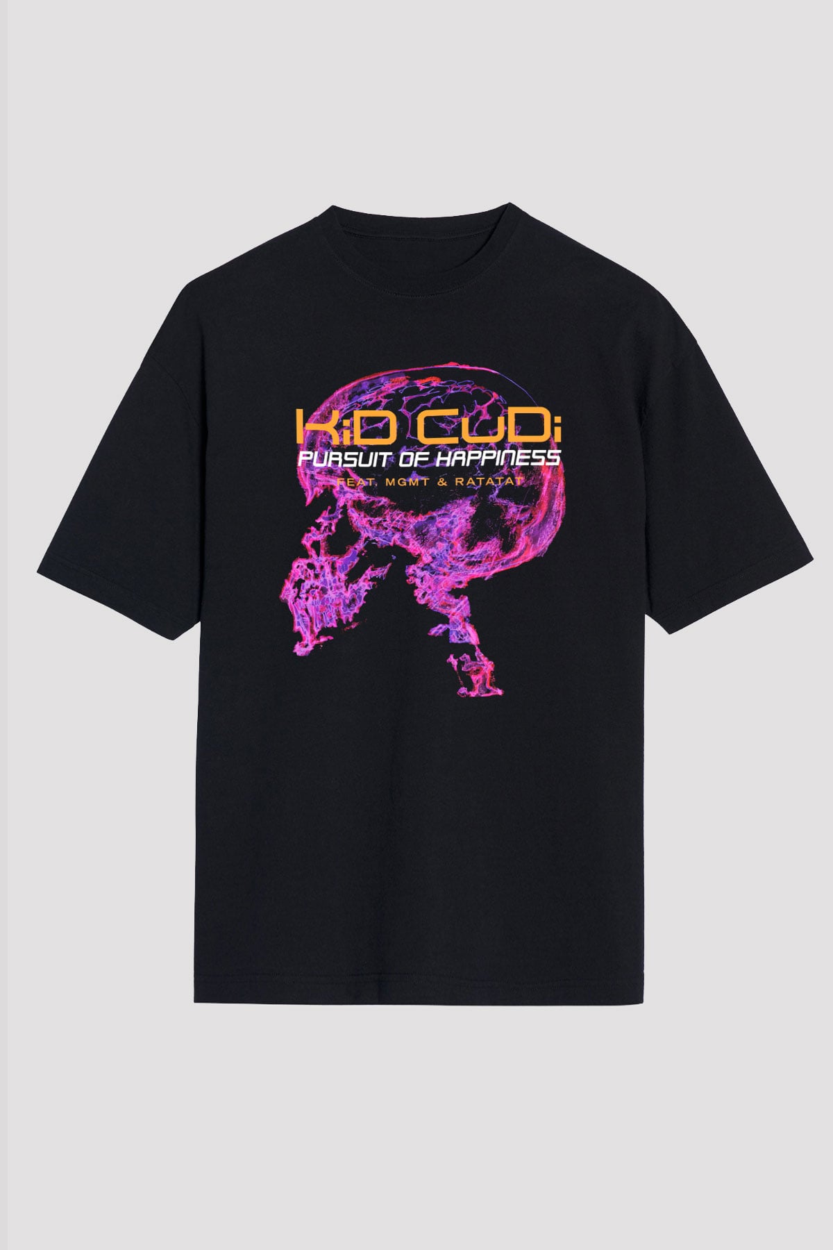 Kid Cudi Siyah Unisex Oversize Tişört T-Shirt